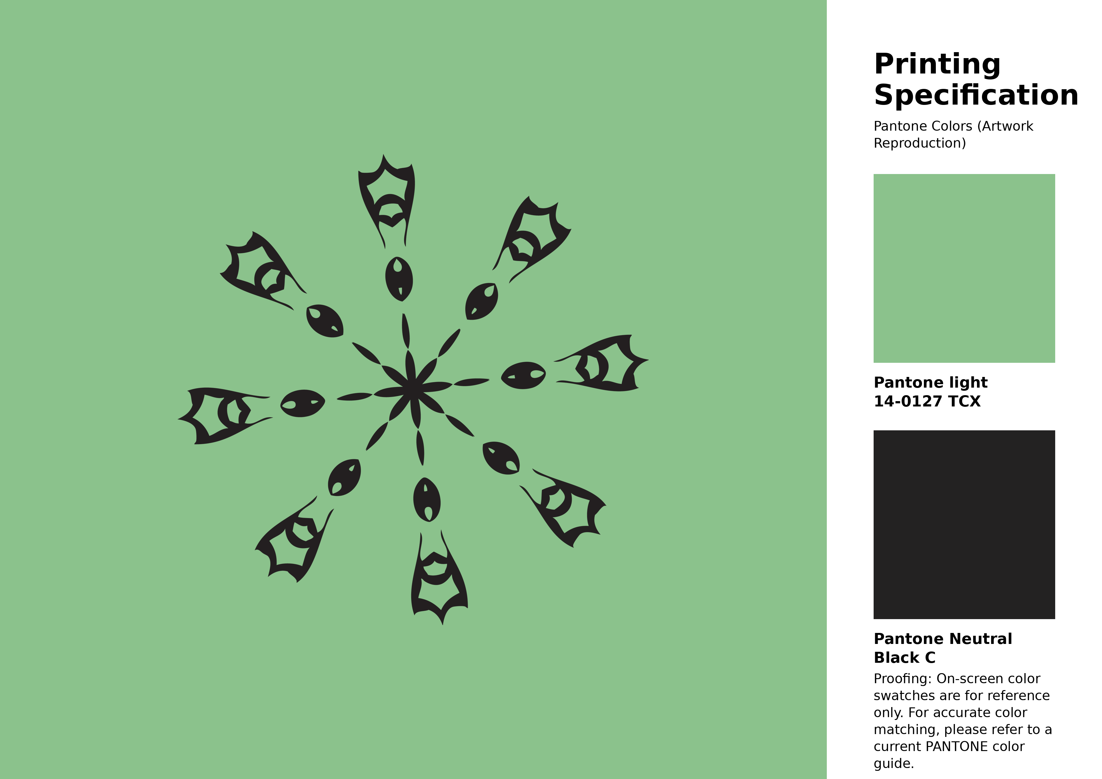 High-quality artwork and graphic illustration using Pantone 14-0127 Tcx Greengage Color | Hex color Code #8bc28c. A fantastic creative resource for designers and artists. #artwork #illustration #graphicart #8bc28c