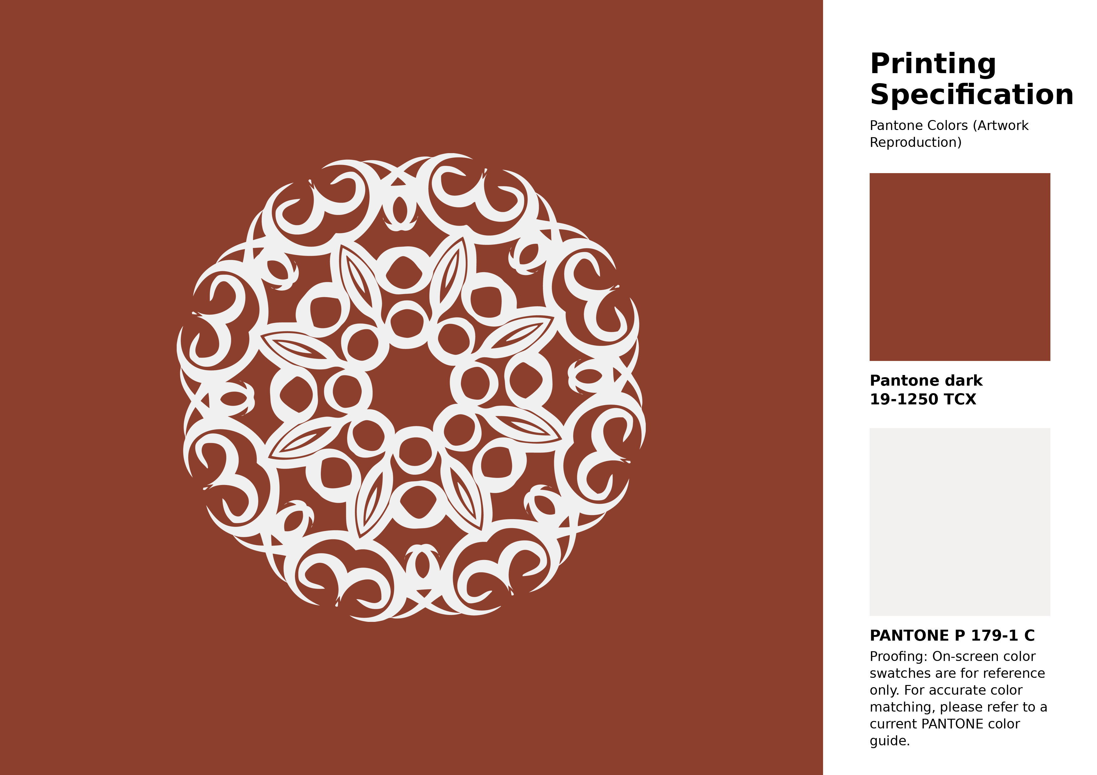High-quality artwork and graphic illustration using Pantone 19-1250 Tcx Picante Color | Hex color Code #8d3f2d. A fantastic creative resource for designers and artists. #artwork #illustration #graphicart #8d3f2d