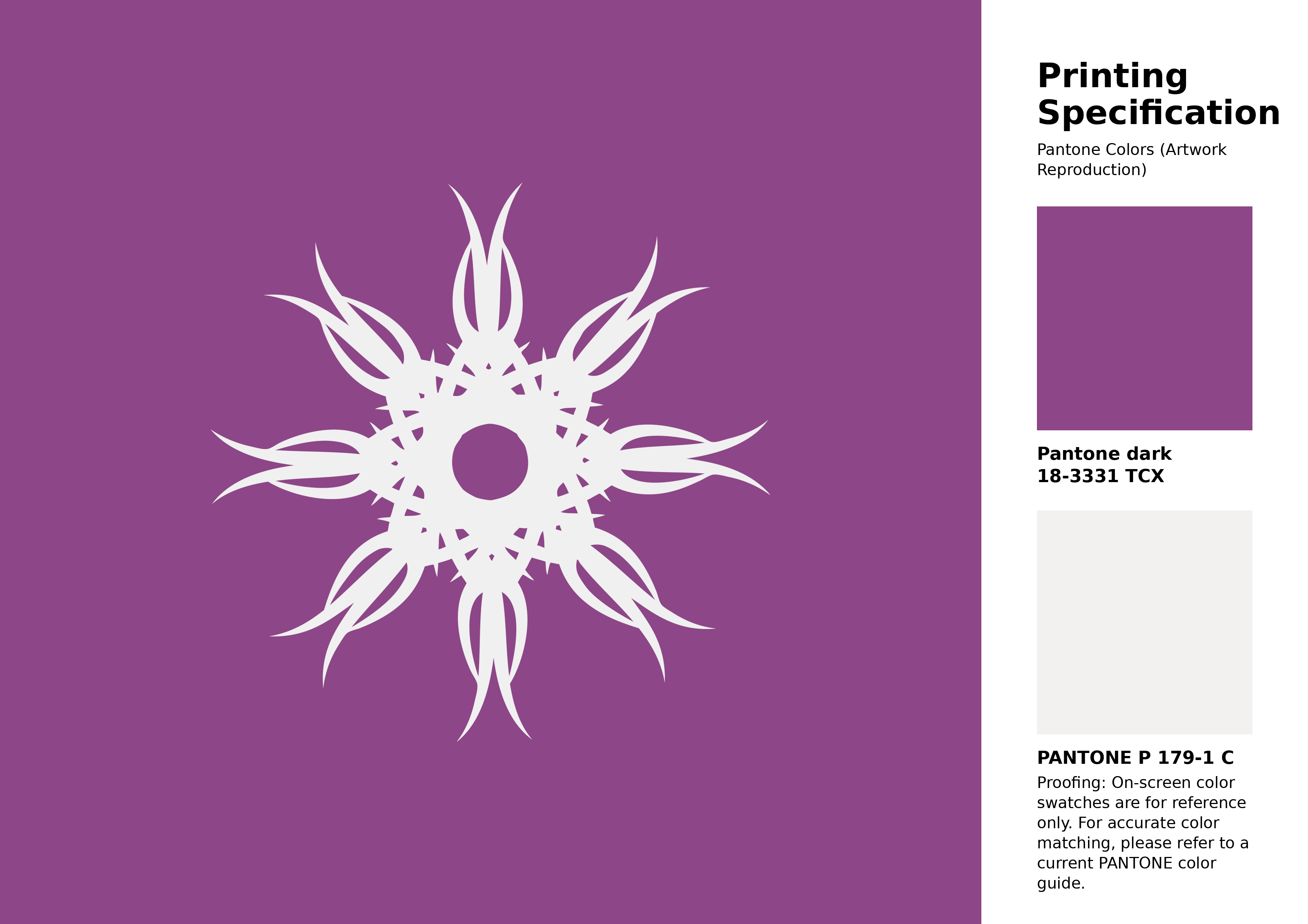 Hex Color #8d4687 | Printing Match PANTONE 18-3331 TCX | Color