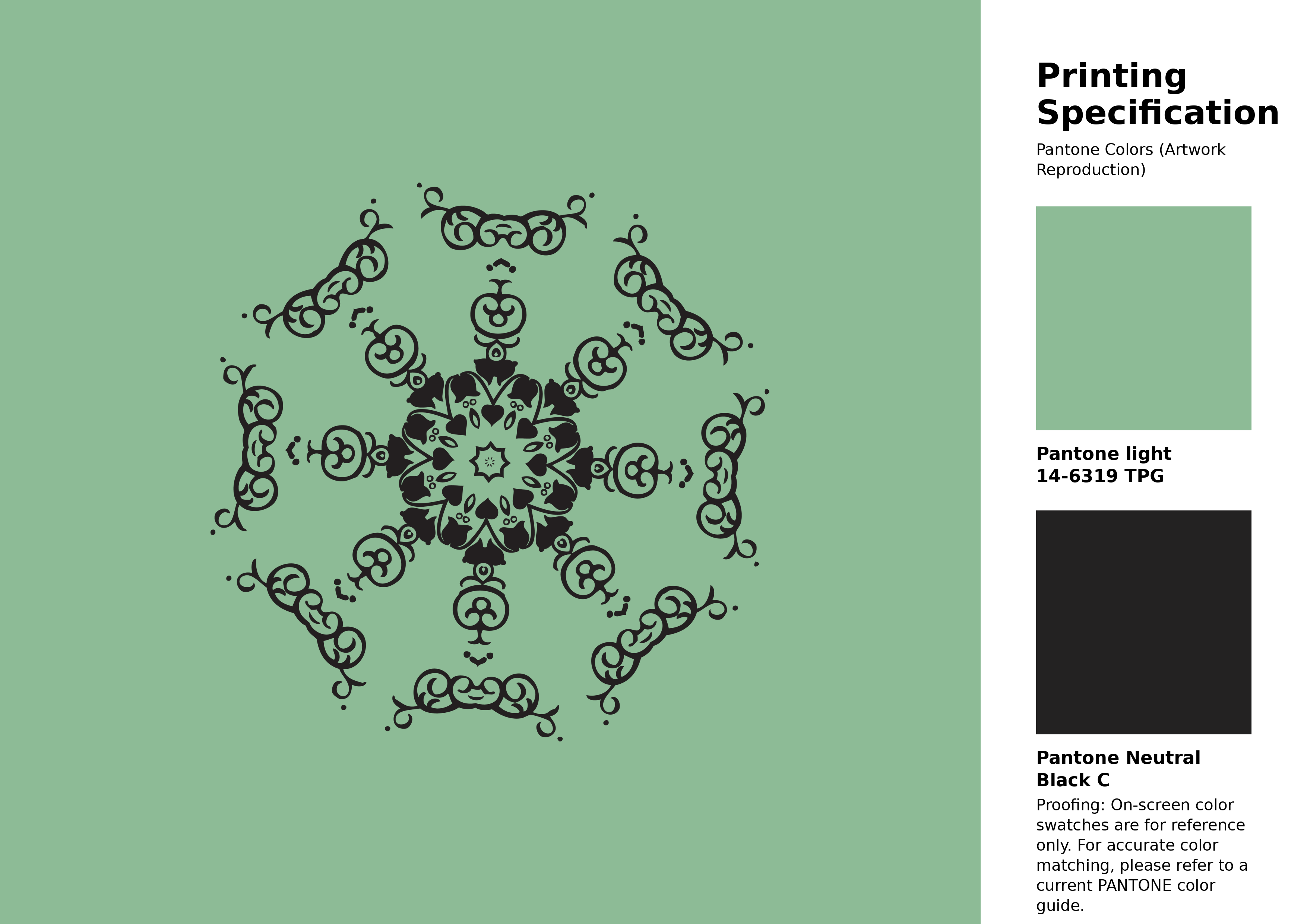 High-quality artwork and graphic illustration using Pantone 14-6319 Tpg Meadow Color | Hex color Code #8dbb96. A fantastic creative resource for designers and artists. #artwork #illustration #graphicart #8dbb96
