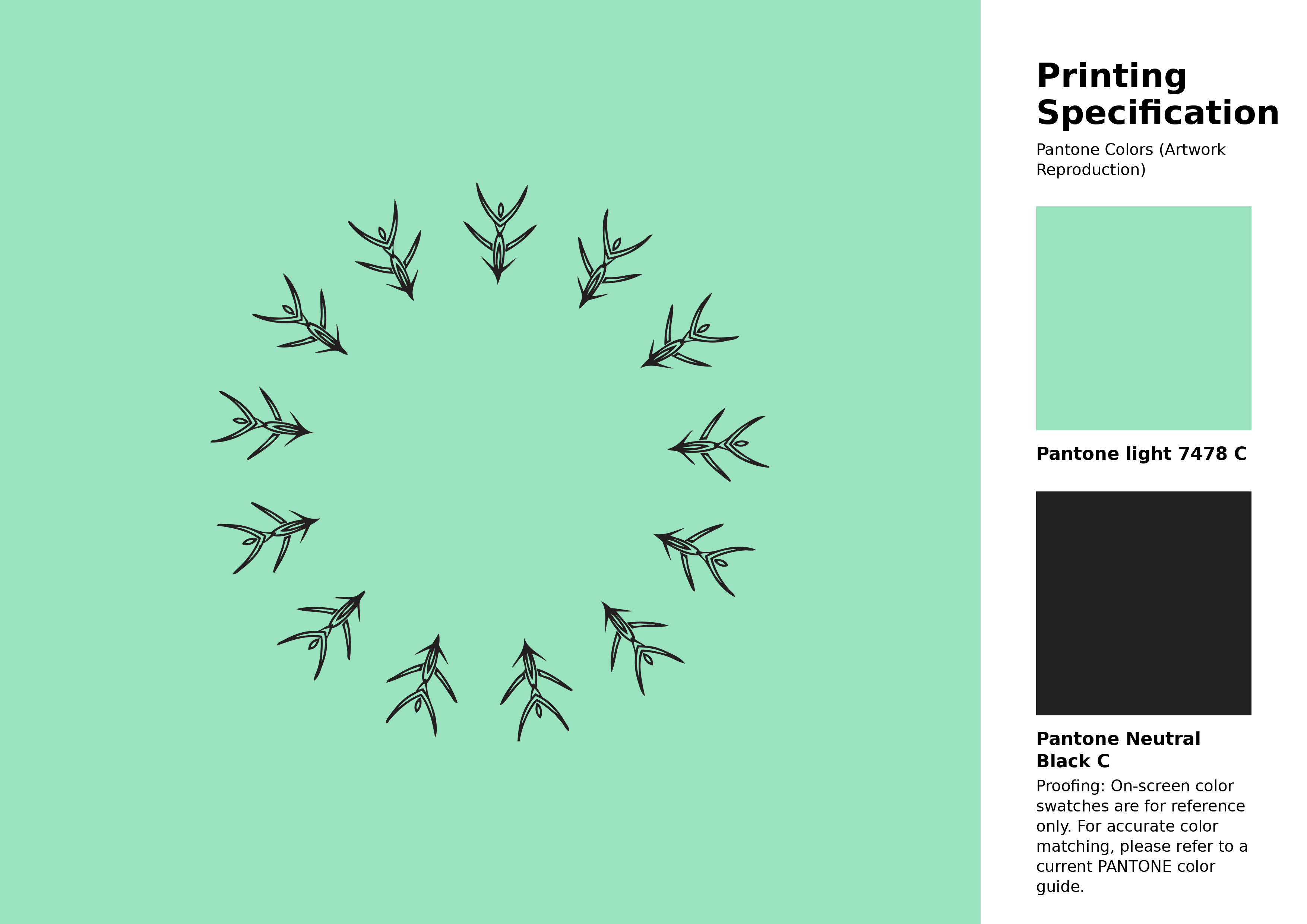 High-quality artwork and graphic illustration using Pantone 7478 C Color | Hex color Code #9be3bf. A fantastic creative resource for designers and artists. #artwork #illustration #graphicart #9be3bf