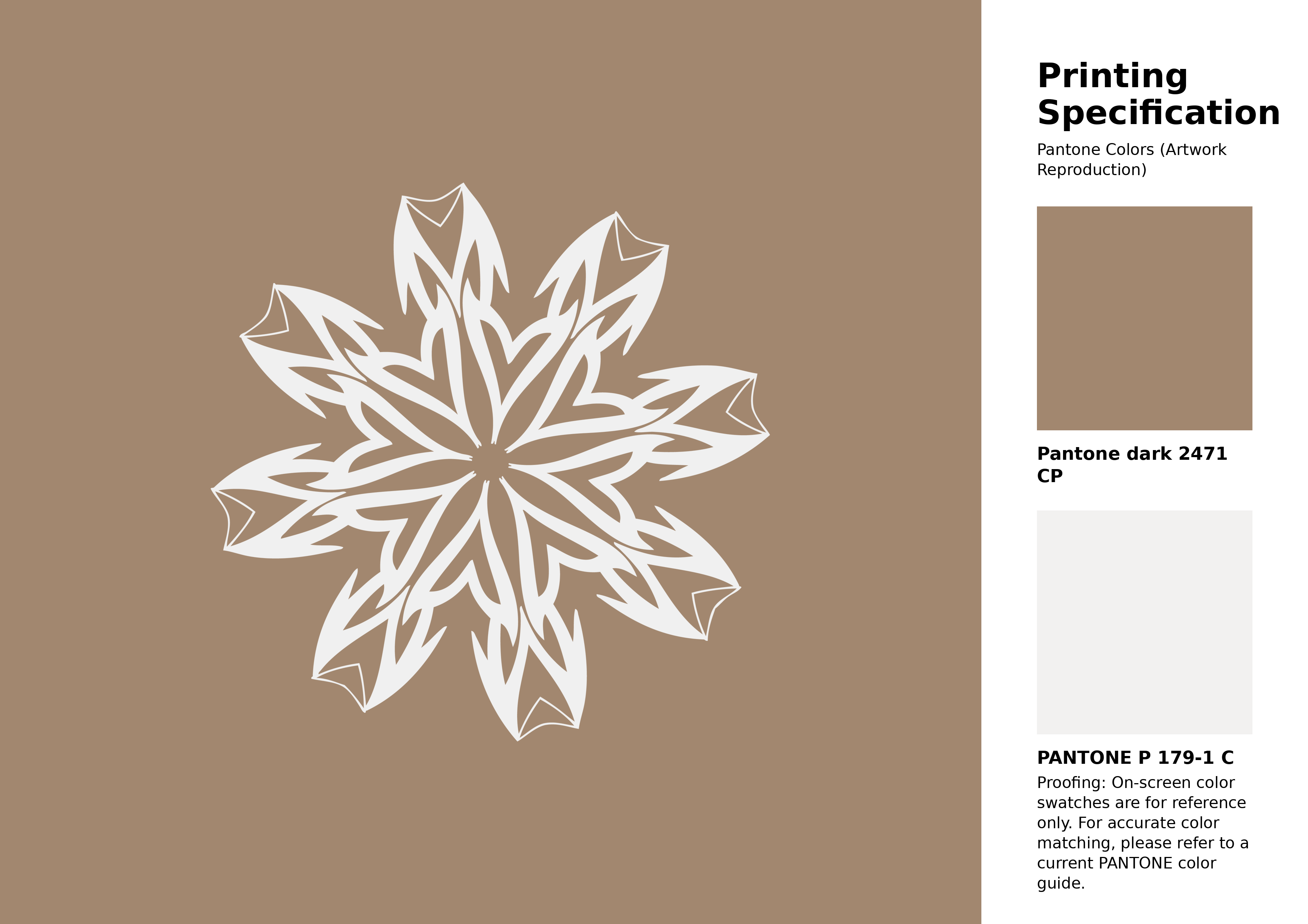 High-quality artwork and graphic illustration using Pantone 2471 CP Color | Hex color Code #a2876f. A fantastic creative resource for designers and artists. #artwork #illustration #graphicart #a2876f