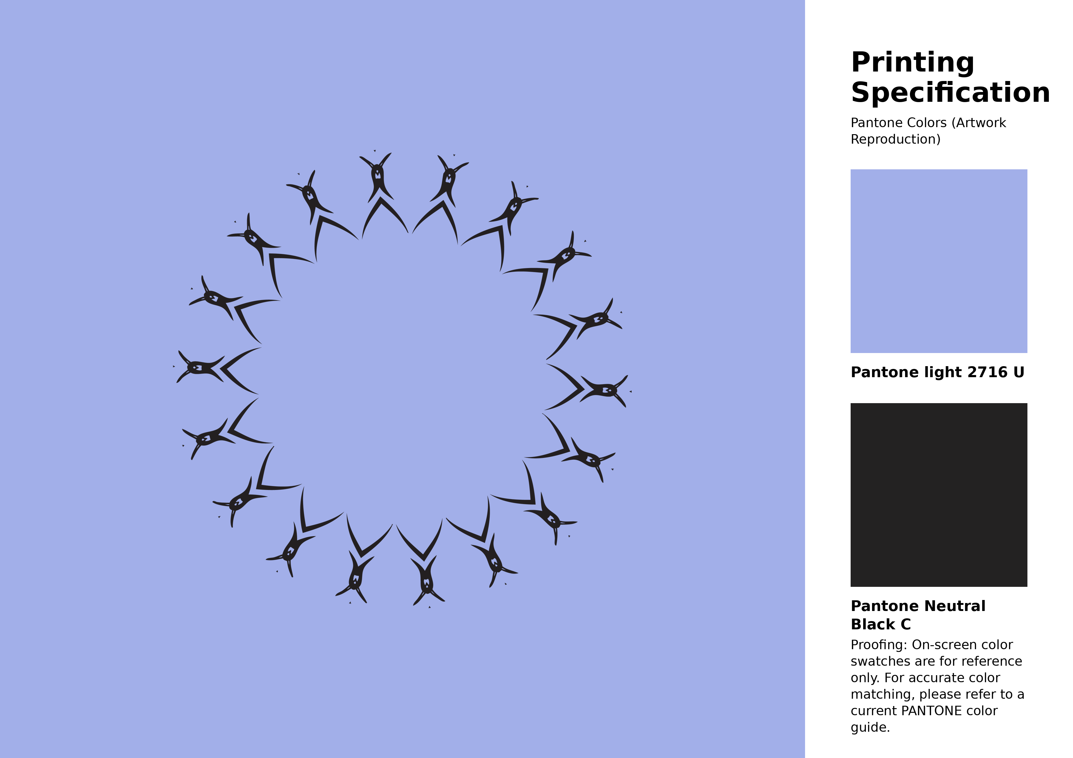 High-quality artwork and graphic illustration using Pantone 2716 U Color | Hex color Code #a2afe9. A fantastic creative resource for designers and artists. #artwork #illustration #graphicart #a2afe9