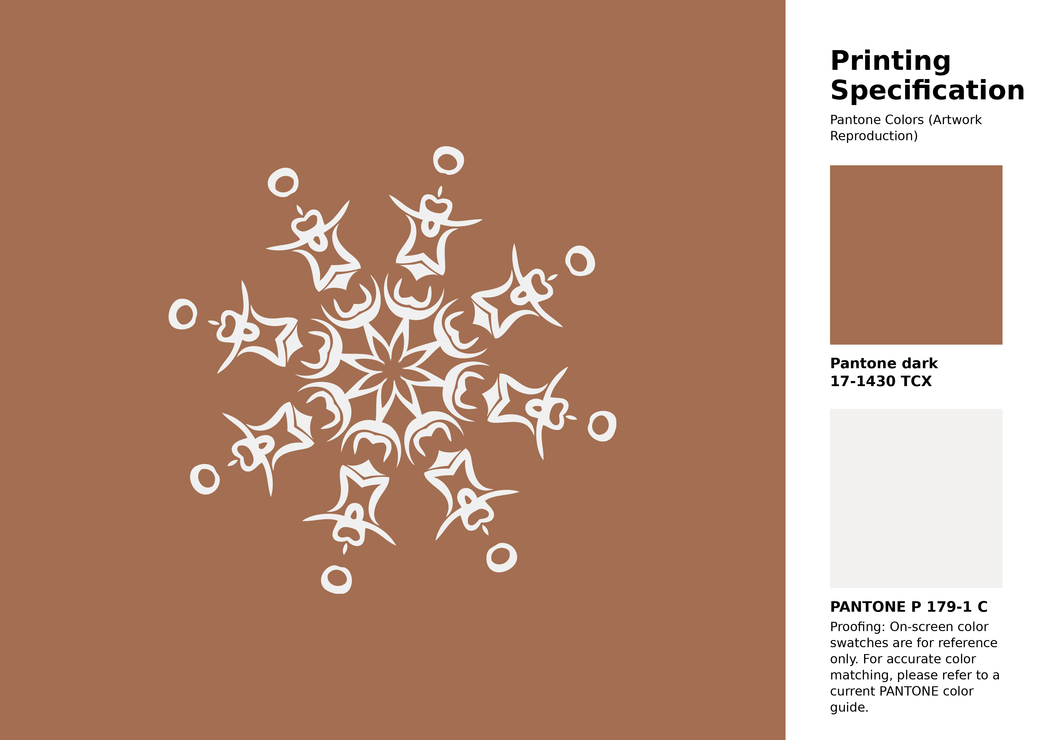High-quality artwork and graphic illustration using Pantone 17-1430 Tcx Pecan Brown Color | Hex color Code #a36e51. A fantastic creative resource for designers and artists. #artwork #illustration #graphicart #a36e51