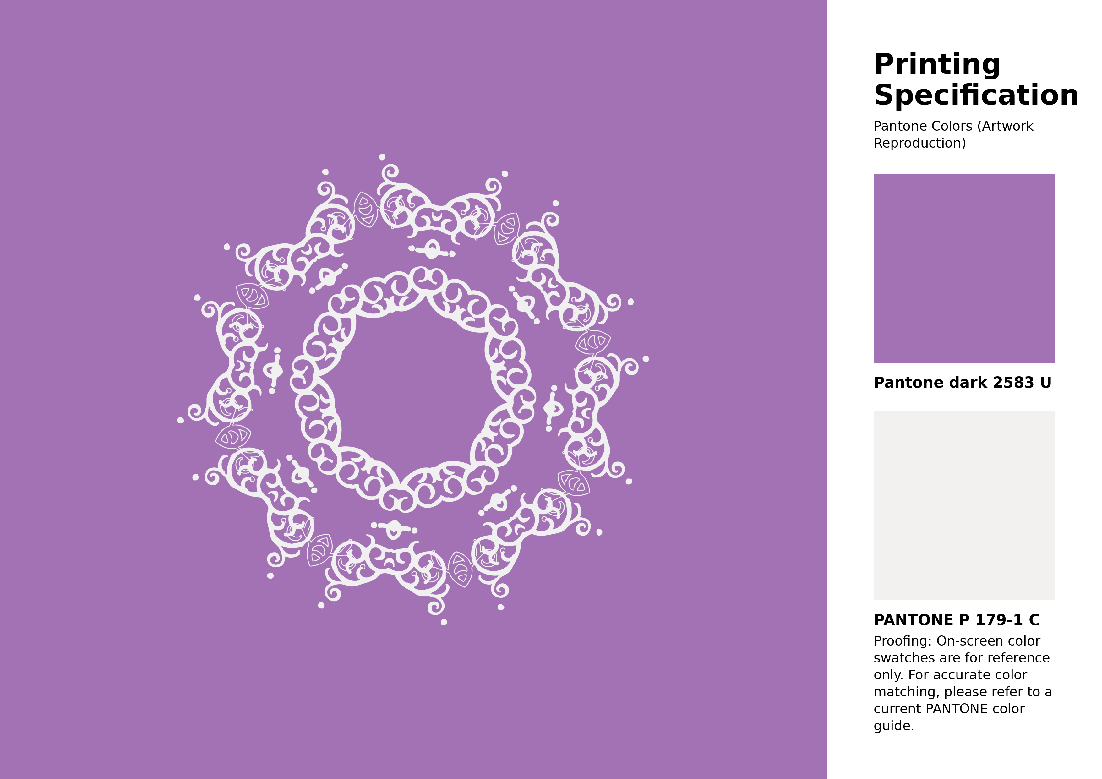 High-quality artwork and graphic illustration using Pantone 2583 U Color | Hex color Code #a372b5. A fantastic creative resource for designers and artists. #artwork #illustration #graphicart #a372b5