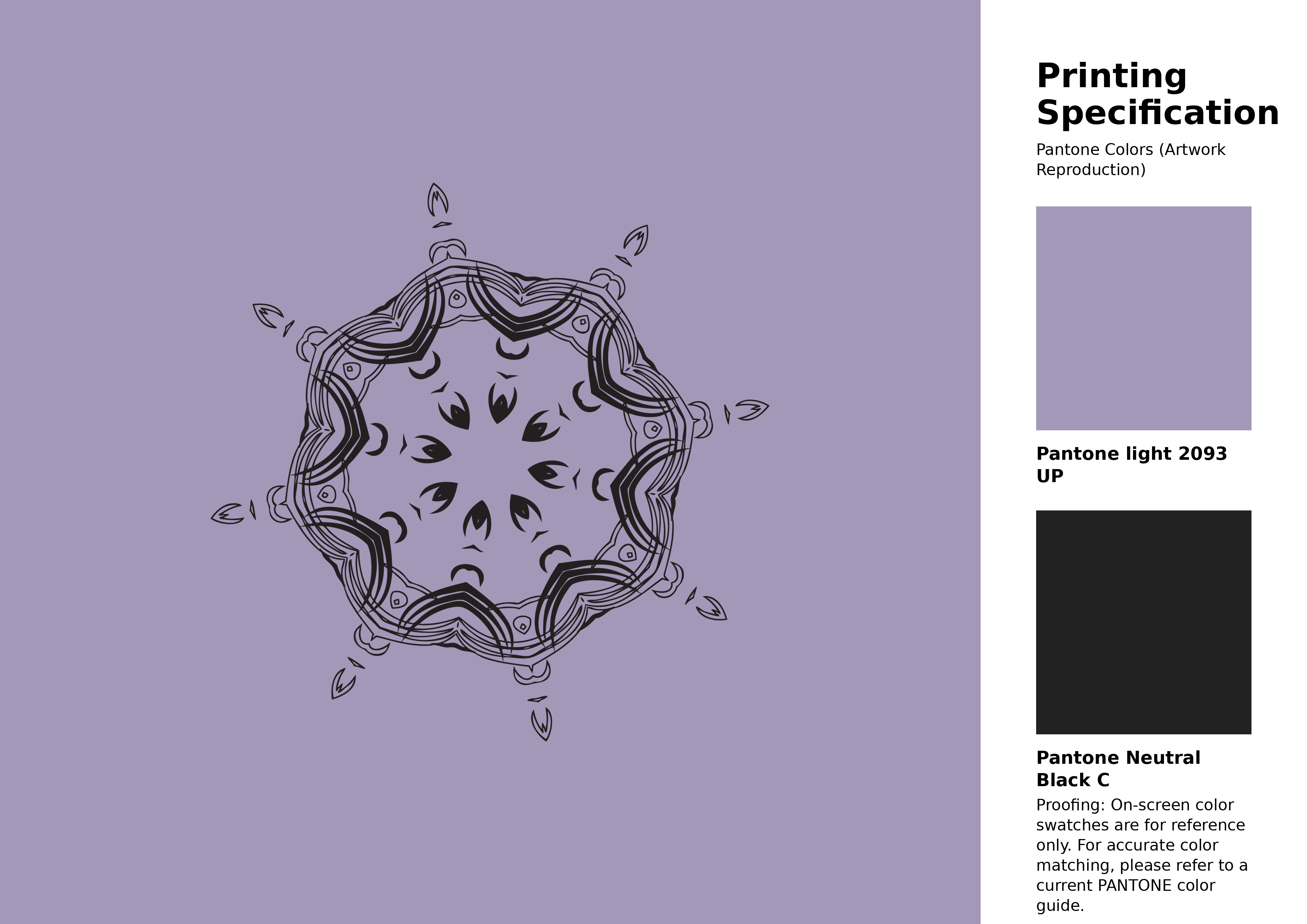 High-quality artwork and graphic illustration using Pantone 2093 UP Color | Hex color Code #a398b7. A fantastic creative resource for designers and artists. #artwork #illustration #graphicart #a398b7