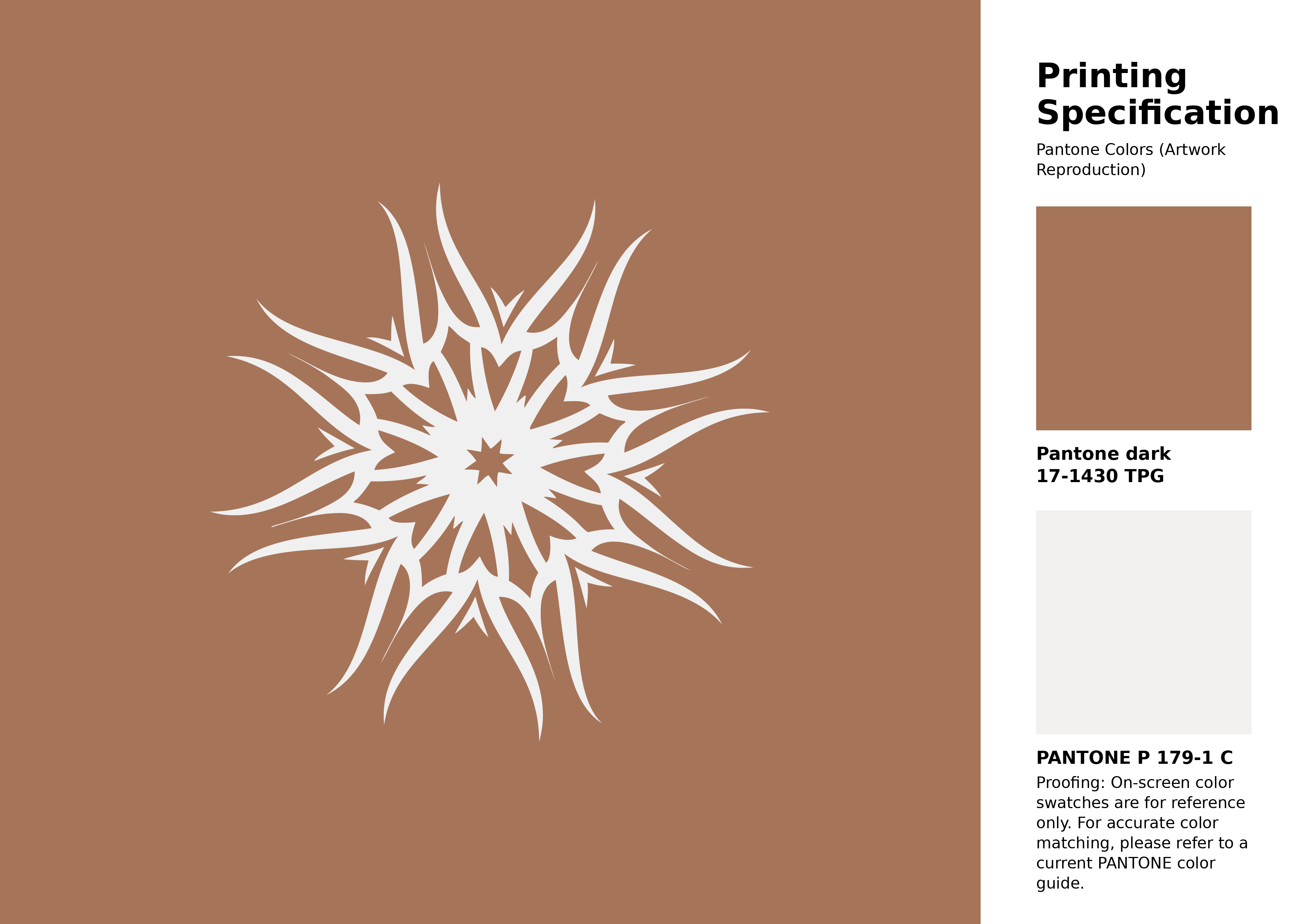 High-quality artwork and graphic illustration using Pantone 17-1430 Tpg Pecan Brown Color | Hex color Code #a67459. A fantastic creative resource for designers and artists. #artwork #illustration #graphicart #a67459
