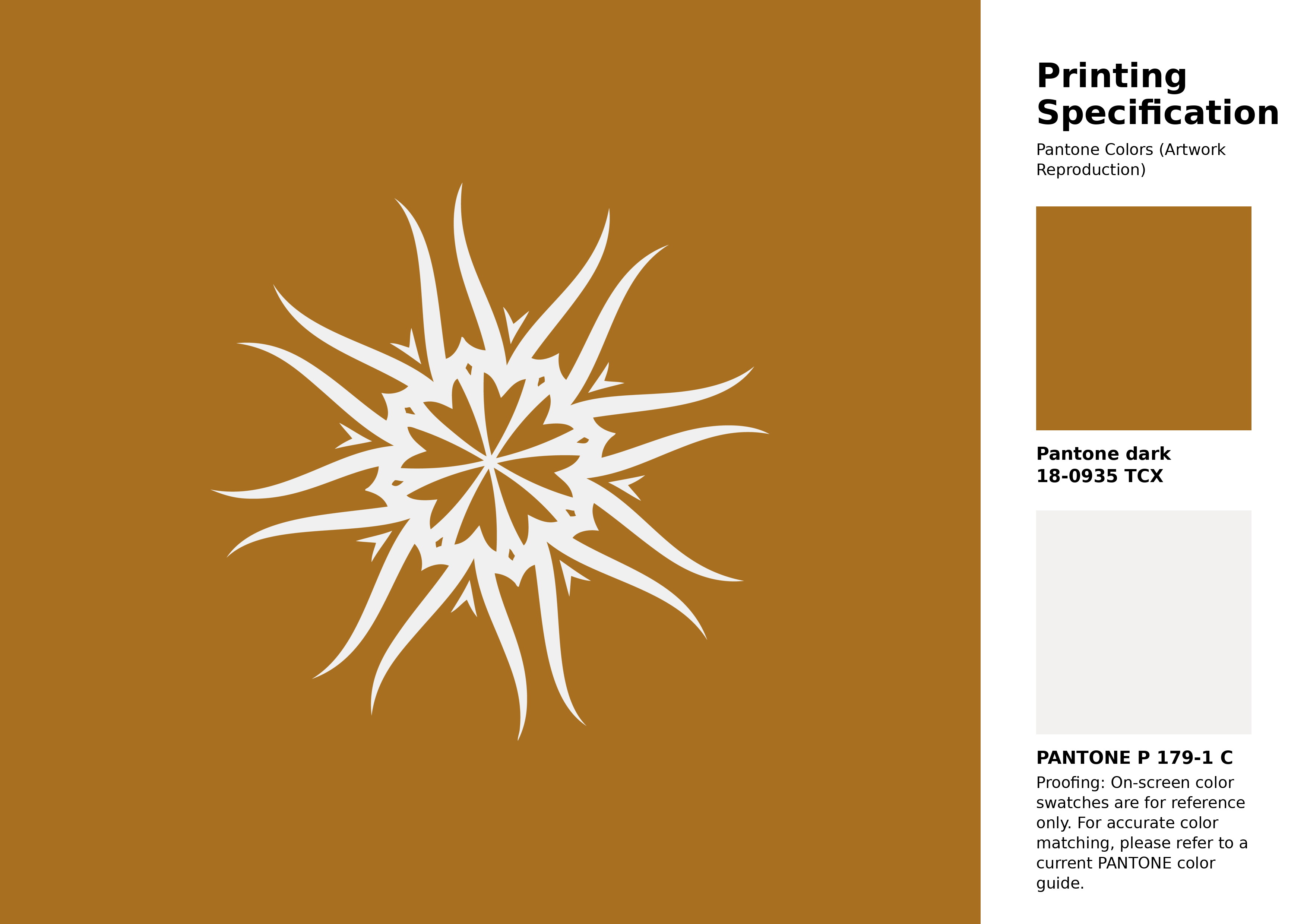 High-quality artwork and graphic illustration using Pantone 18-0935 Tcx Buckthorn Brown Color | Hex color Code #a76f1f. A fantastic creative resource for designers and artists. #artwork #illustration #graphicart #a76f1f