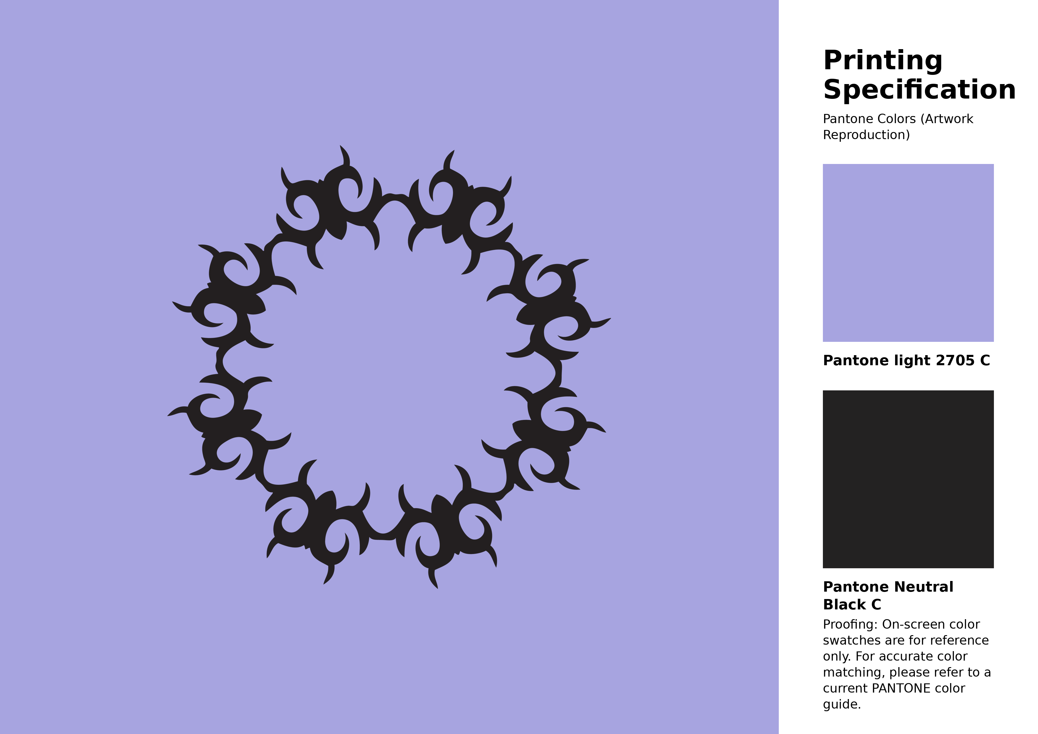 High-quality artwork and graphic illustration using Pantone 2705 C Color | Hex color Code #a7a4e0. A fantastic creative resource for designers and artists. #artwork #illustration #graphicart #a7a4e0