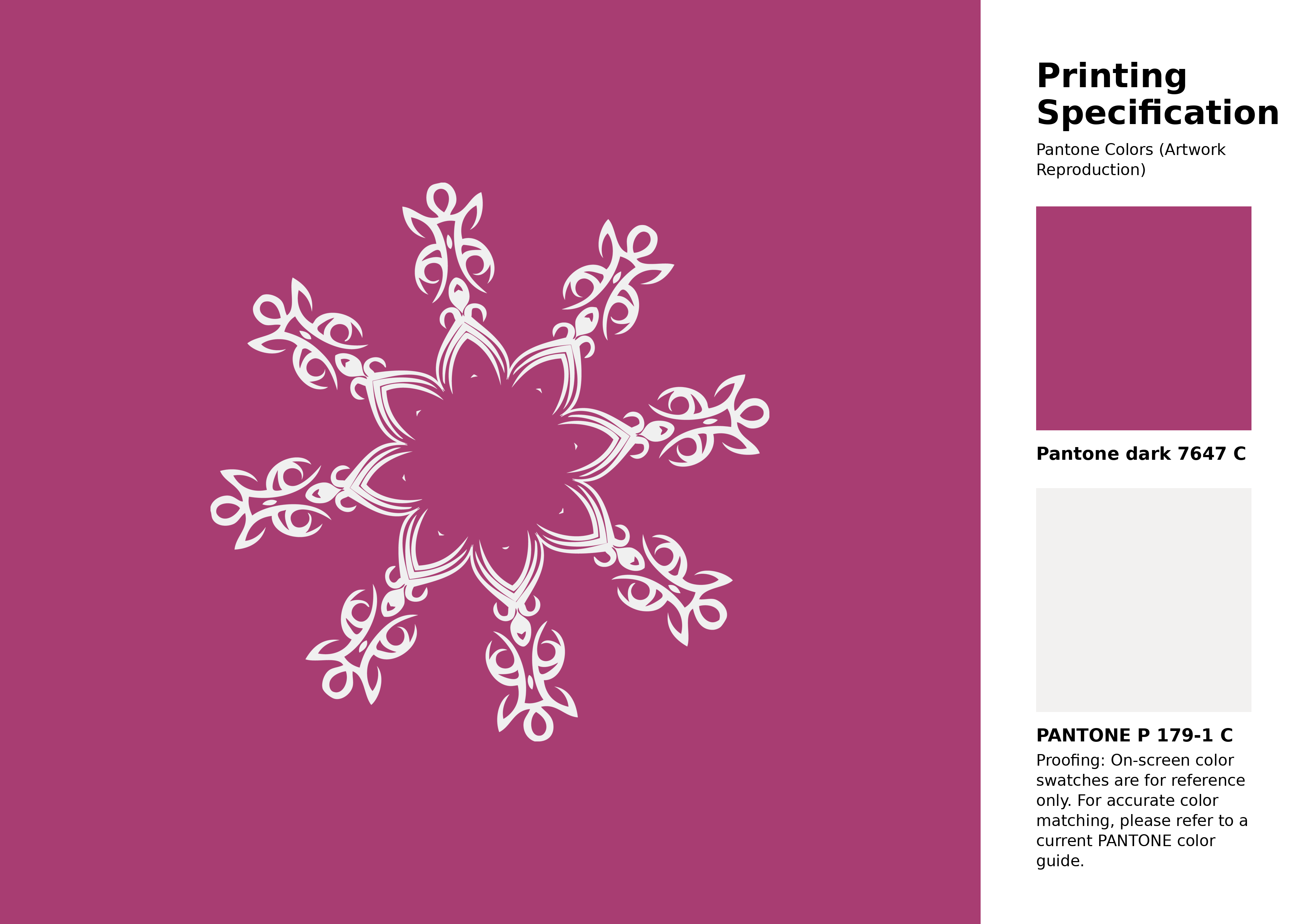 Hex Color #a83d72 | Printing Match PANTONE 7647 C | Color