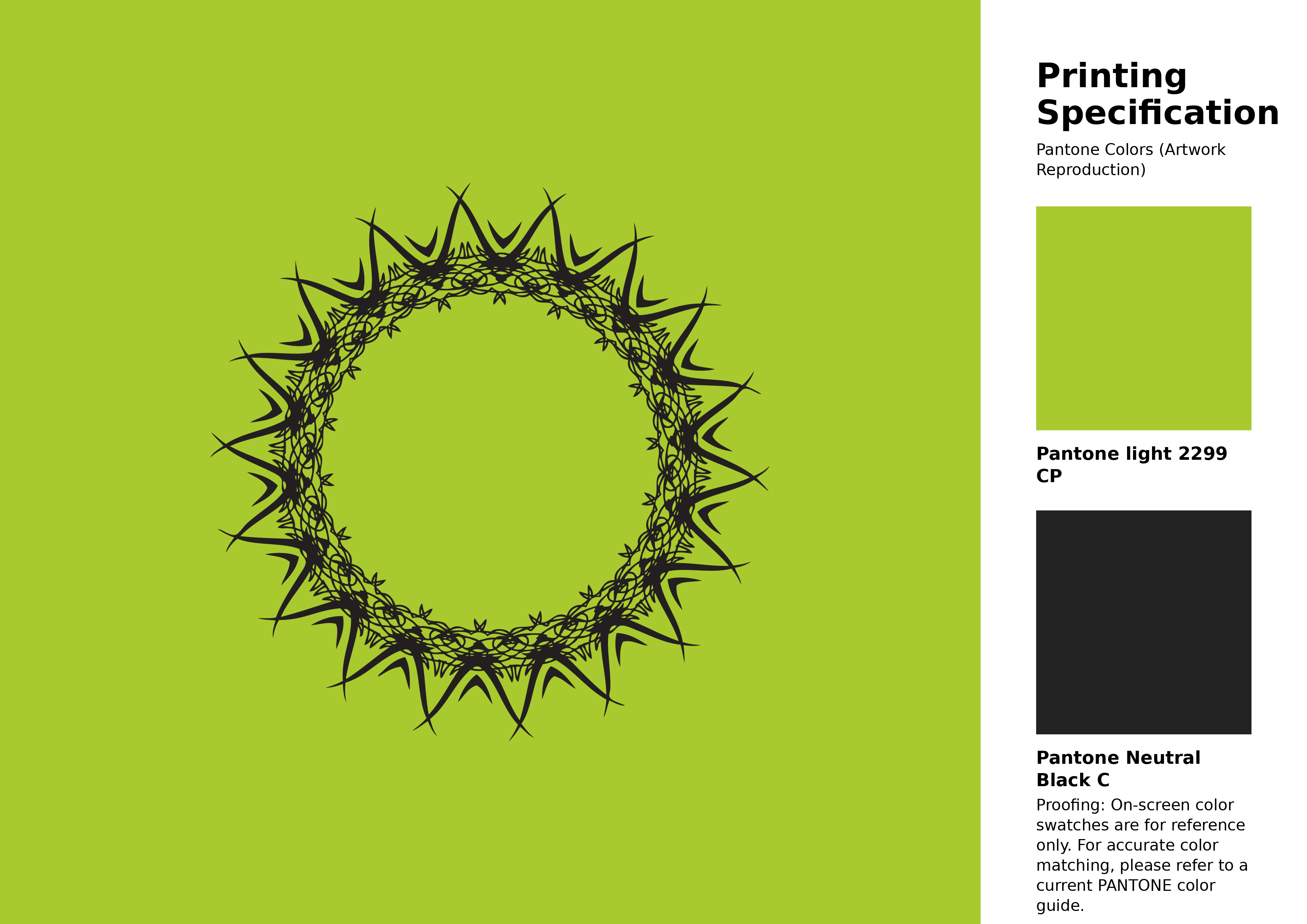 High-quality artwork and graphic illustration using Pantone 2299 CP Color | Hex color Code #a9ca2e. A fantastic creative resource for designers and artists. #artwork #illustration #graphicart #a9ca2e