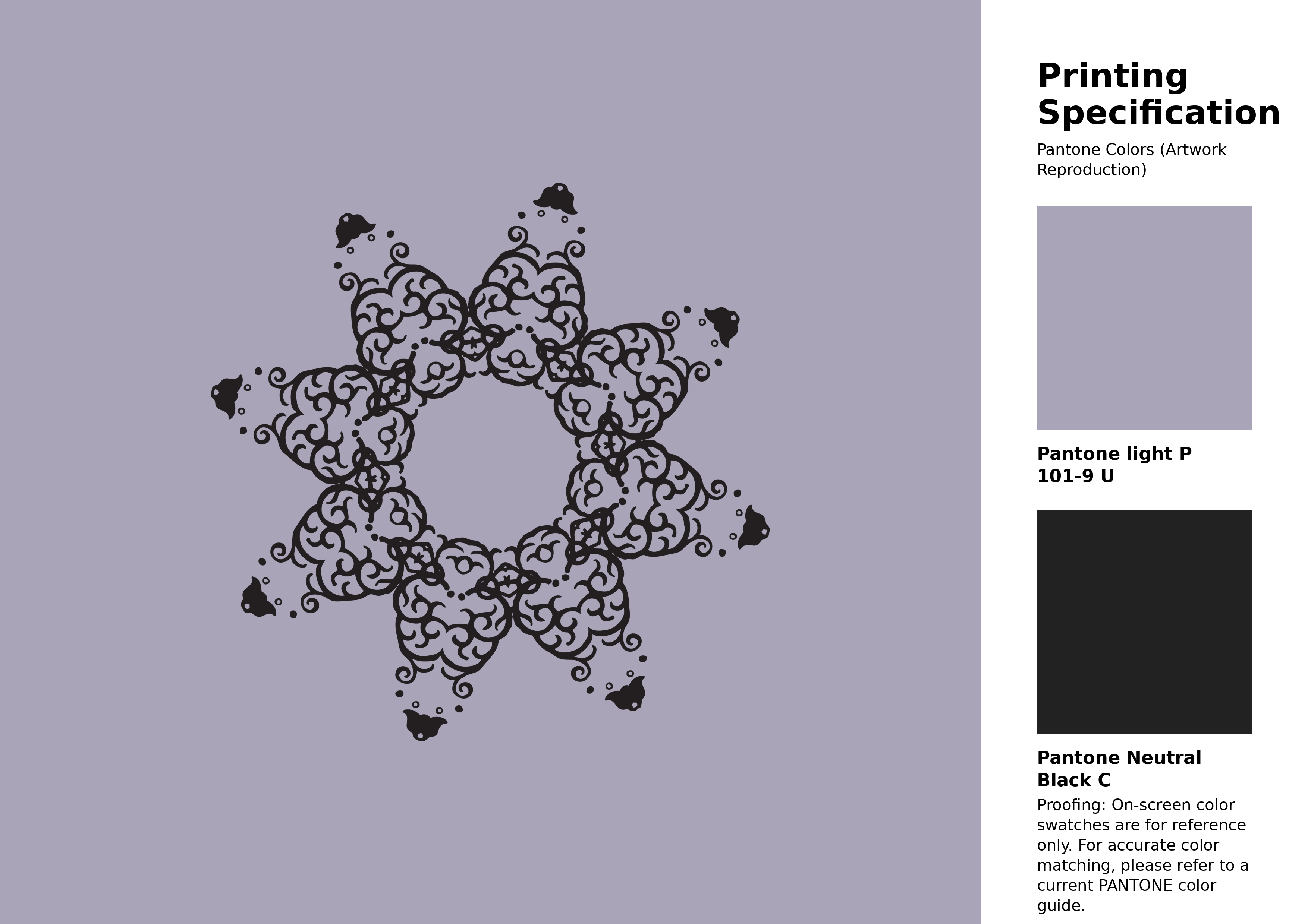 High-quality artwork and graphic illustration using Pantone P 101-9 U Color | Hex color Code #aaa4b9. A fantastic creative resource for designers and artists. #artwork #illustration #graphicart #aaa4b9