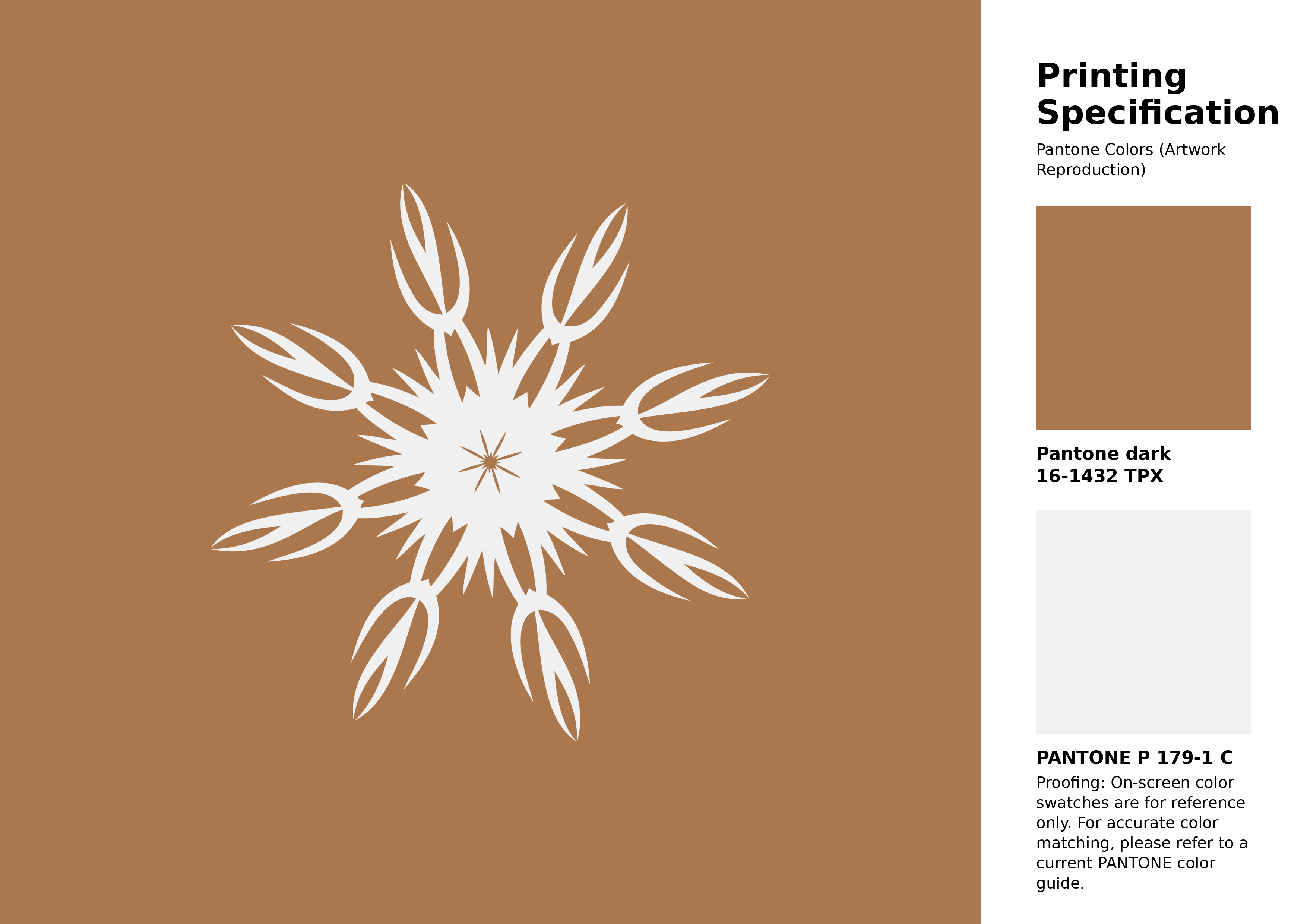 High-quality artwork and graphic illustration using Pantone 16-1432 Tpx Almond Color | Hex color Code #ab784e. A fantastic creative resource for designers and artists. #artwork #illustration #graphicart #ab784e