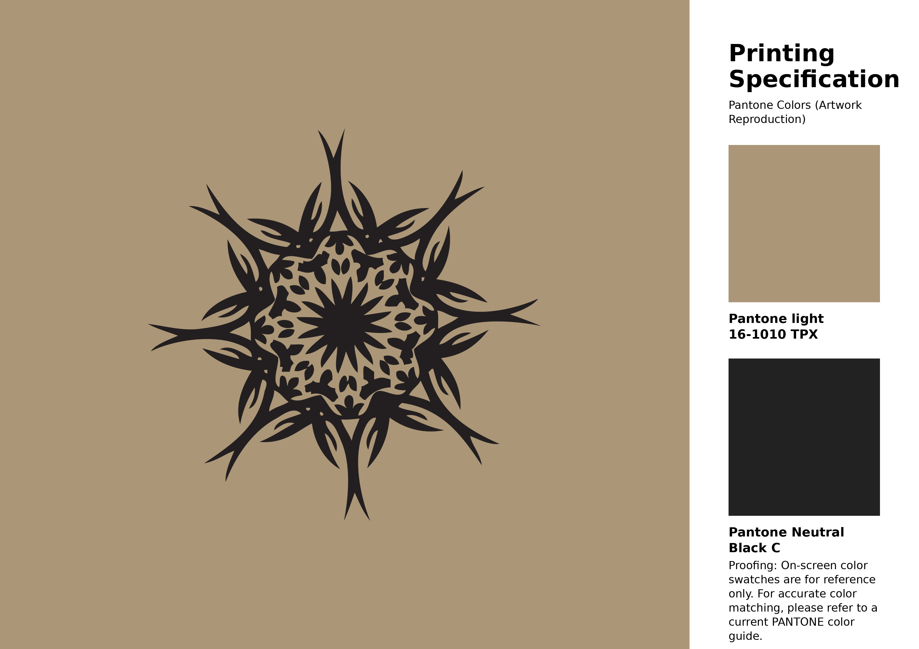 High-quality artwork and graphic illustration using Pantone 16-1010 Tpx Incense Color | Hex color Code #ab9677. A fantastic creative resource for designers and artists. #artwork #illustration #graphicart #ab9677