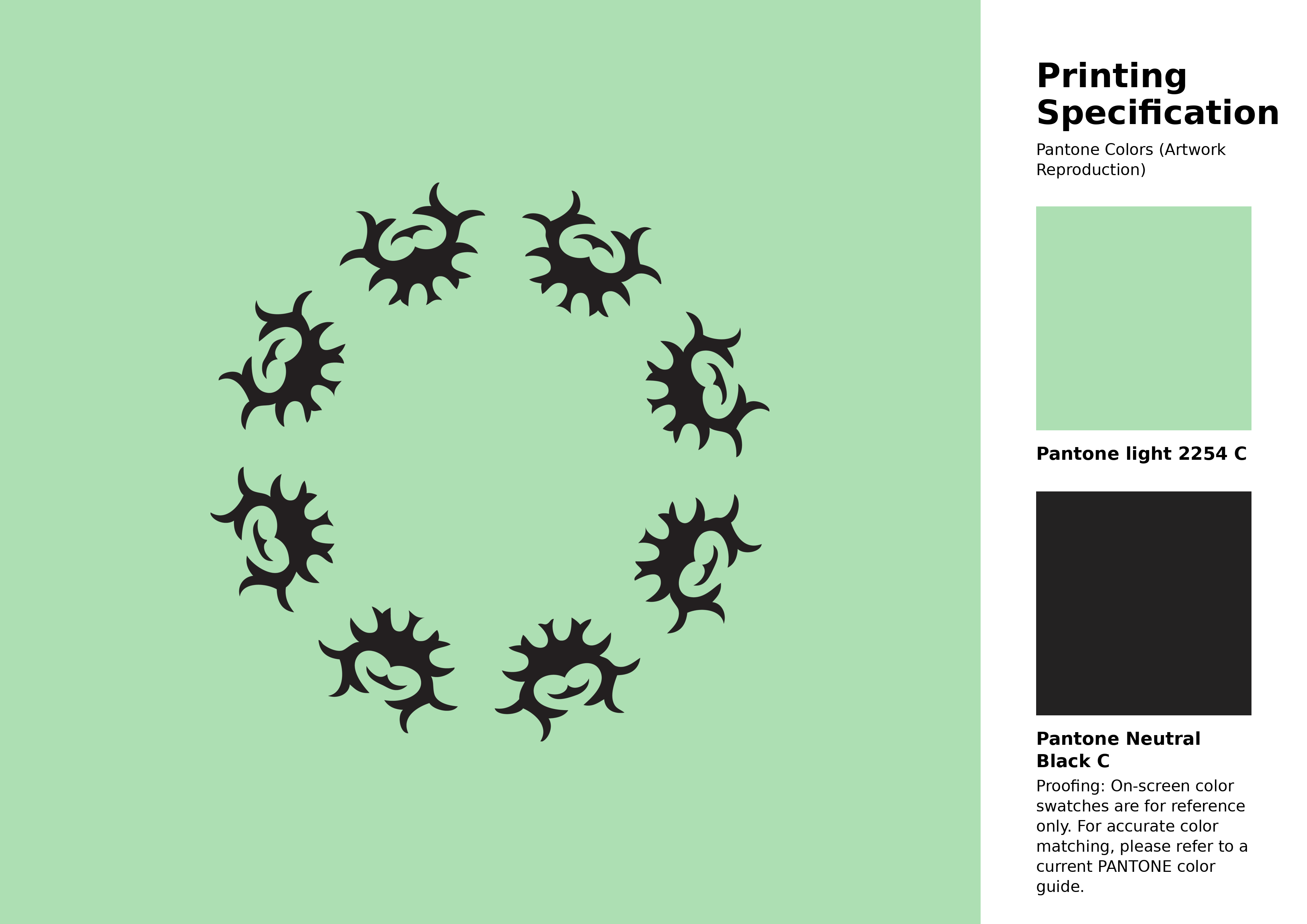 High-quality artwork and graphic illustration using Pantone 2254 C Color | Hex color Code #addfb3. A fantastic creative resource for designers and artists. #artwork #illustration #graphicart #addfb3