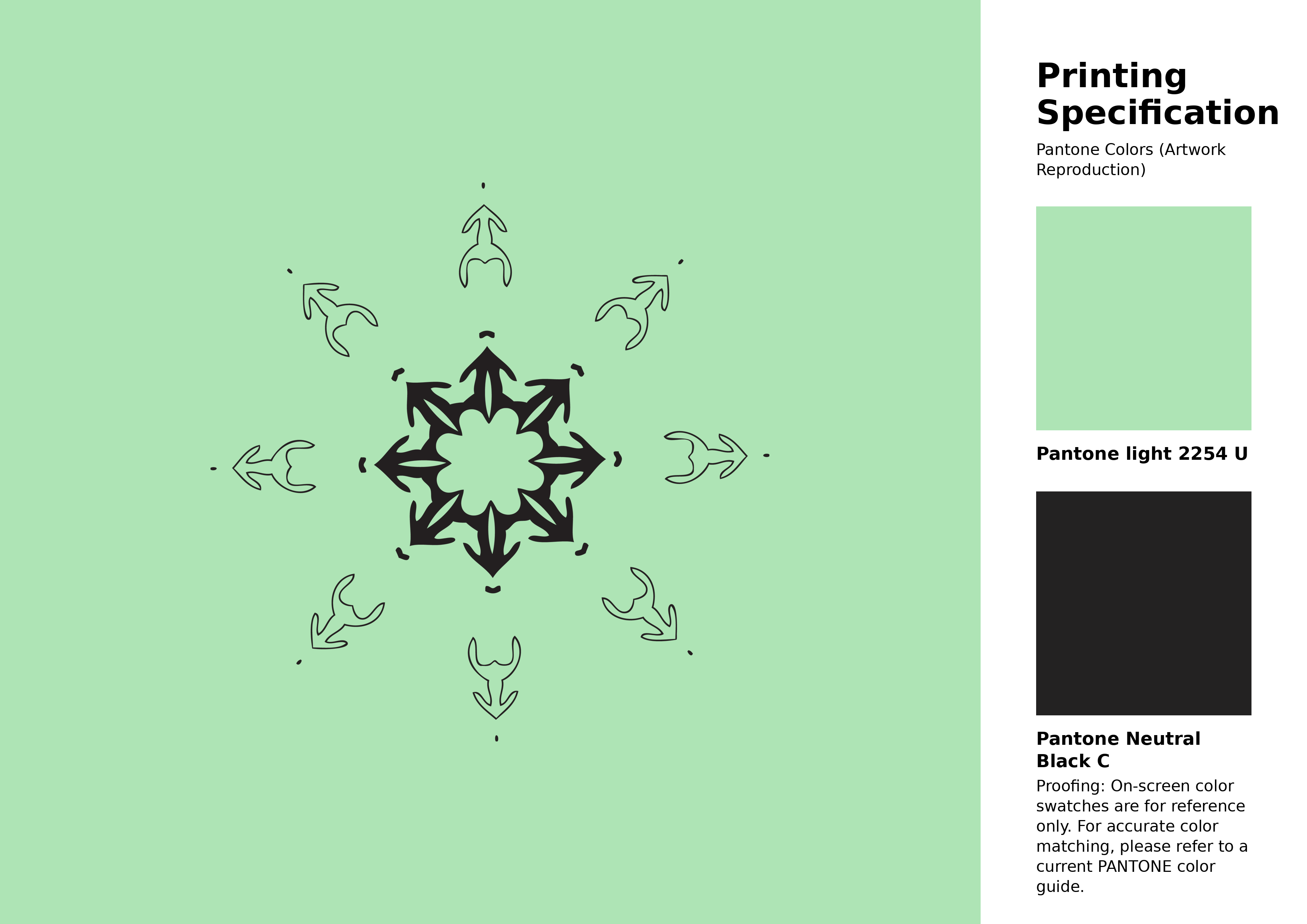 High-quality artwork and graphic illustration using Pantone 2254 U Color | Hex color Code #aee4b5. A fantastic creative resource for designers and artists. #artwork #illustration #graphicart #aee4b5