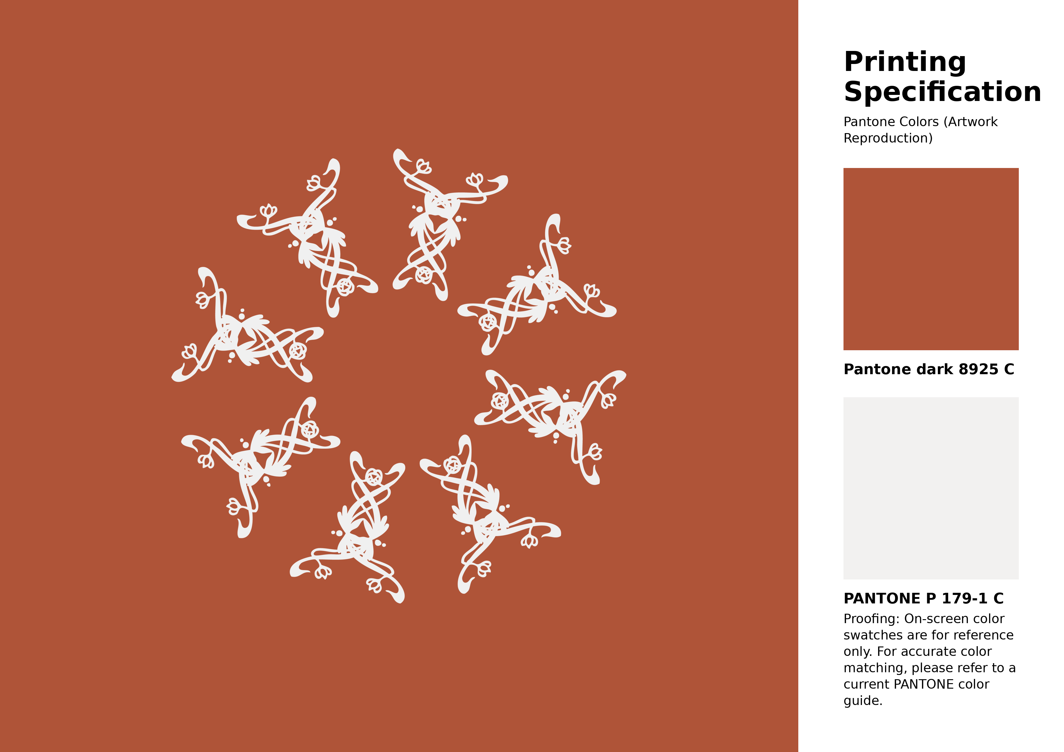 High-quality artwork and graphic illustration using Pantone 8925 C Color | Hex color Code #af5438. A fantastic creative resource for designers and artists. #artwork #illustration #graphicart #af5438