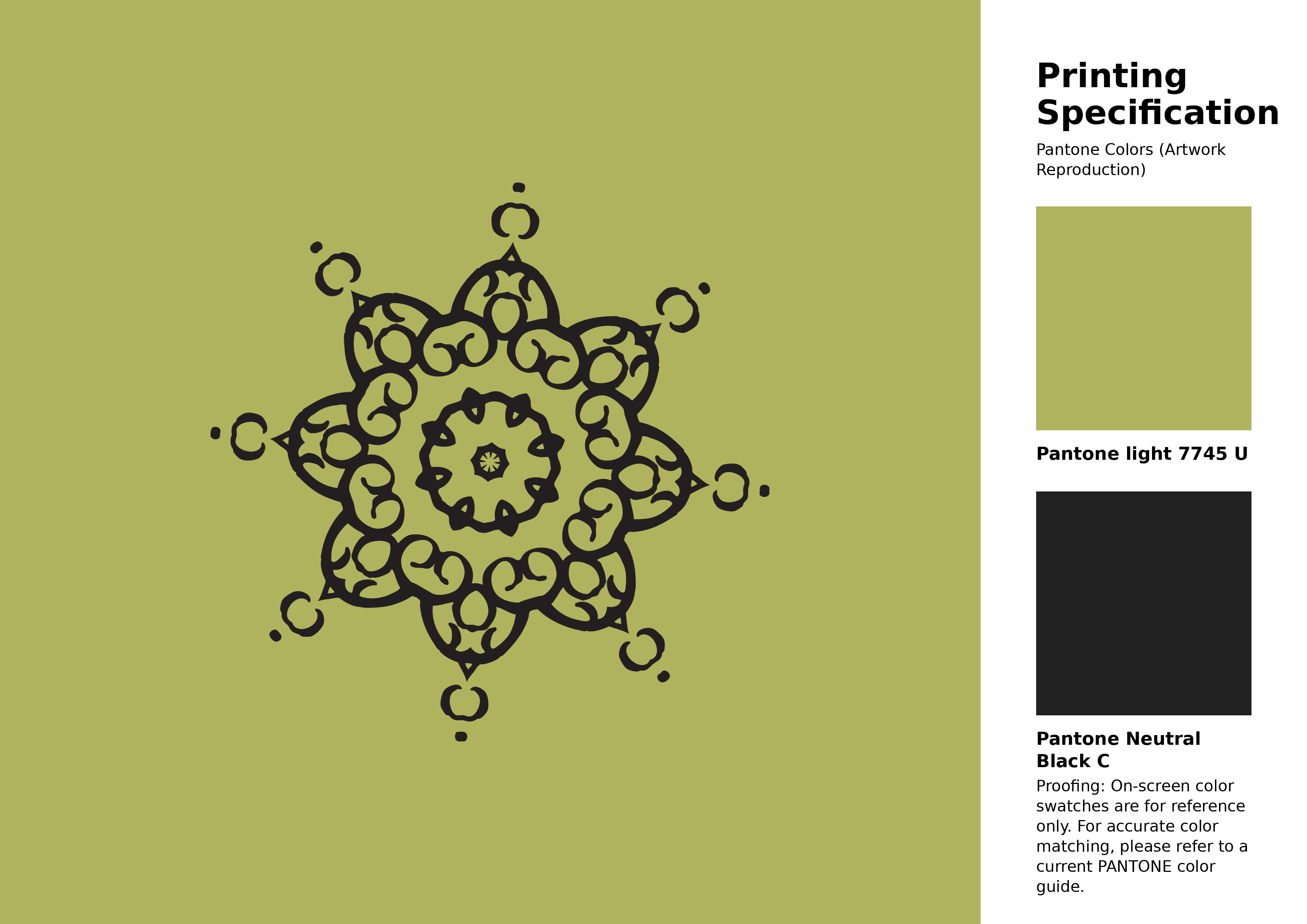 High-quality artwork and graphic illustration using Pantone 7745 U Color | Hex color Code #afb35d. A fantastic creative resource for designers and artists. #artwork #illustration #graphicart #afb35d