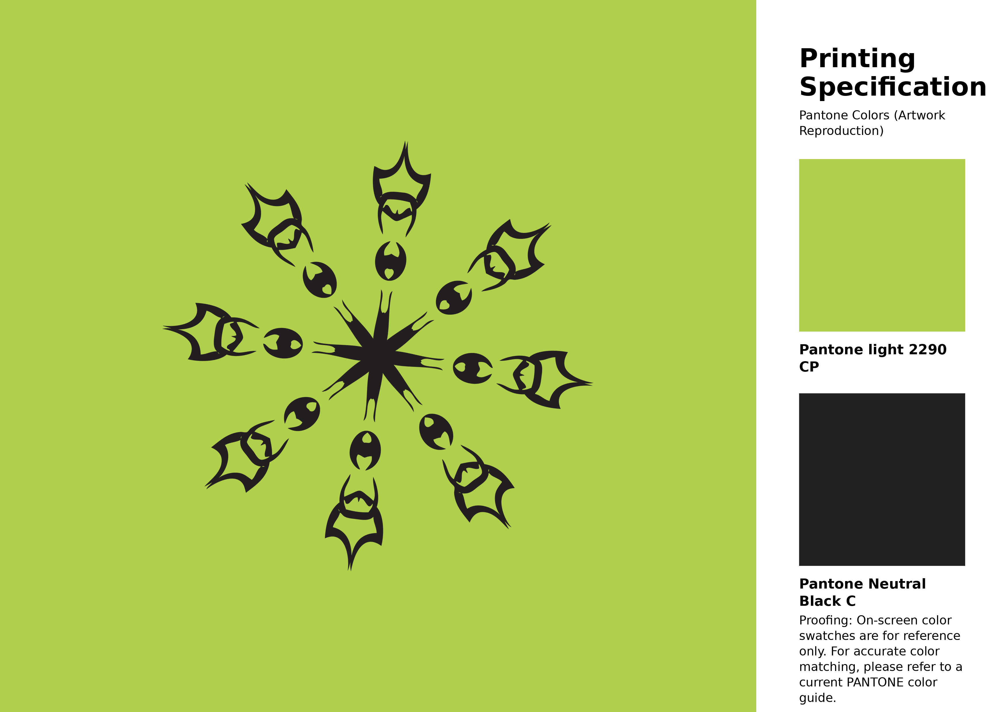 High-quality artwork and graphic illustration using Pantone 2290 CP Color | Hex color Code #b0cf4d. A fantastic creative resource for designers and artists. #artwork #illustration #graphicart #b0cf4d