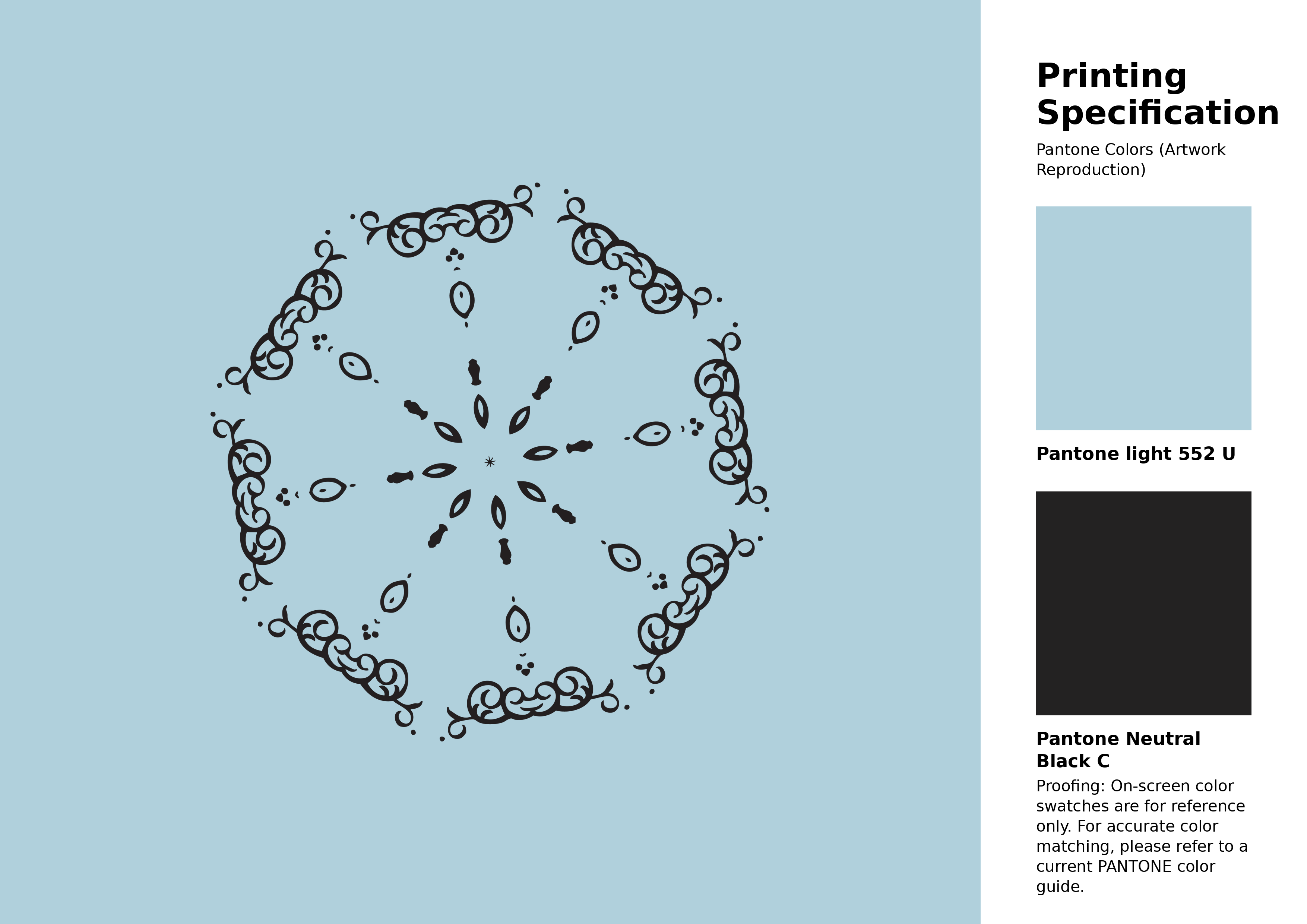 High-quality artwork and graphic illustration using Pantone 552 U Color | Hex color Code #b0d0dc. A fantastic creative resource for designers and artists. #artwork #illustration #graphicart #b0d0dc