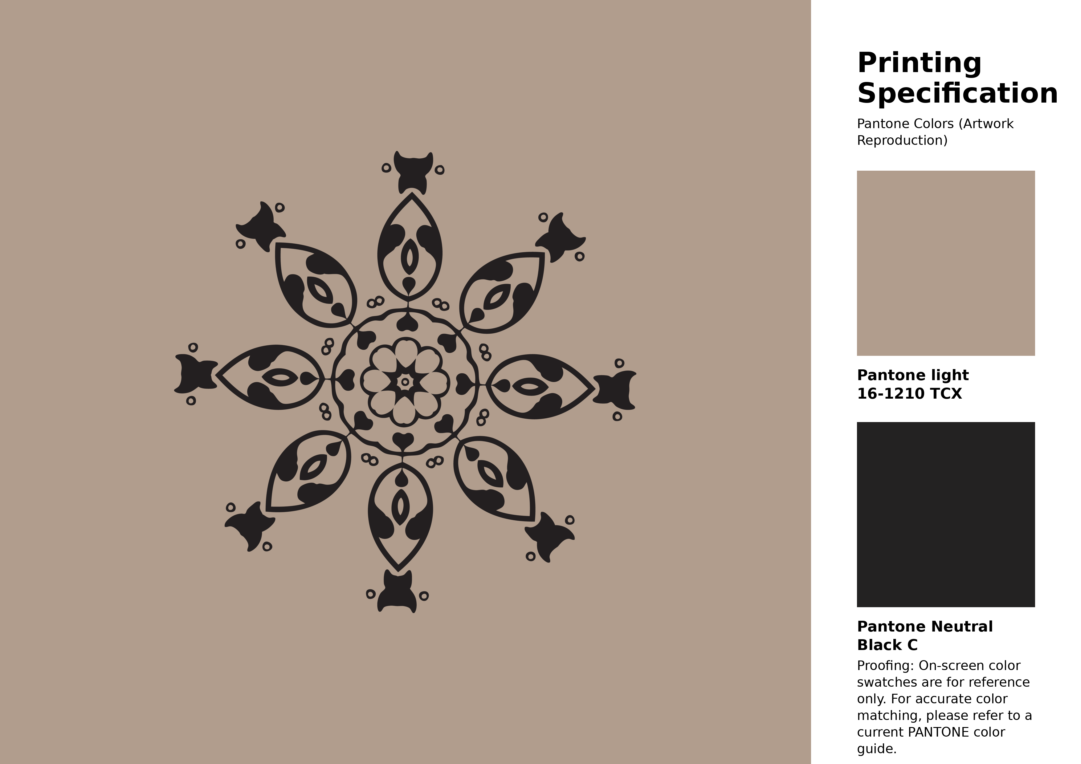 High-quality artwork and graphic illustration using Pantone 16-1210 Tcx Light Taupe Color | Hex color Code #b19d8d. A fantastic creative resource for designers and artists. #artwork #illustration #graphicart #b19d8d