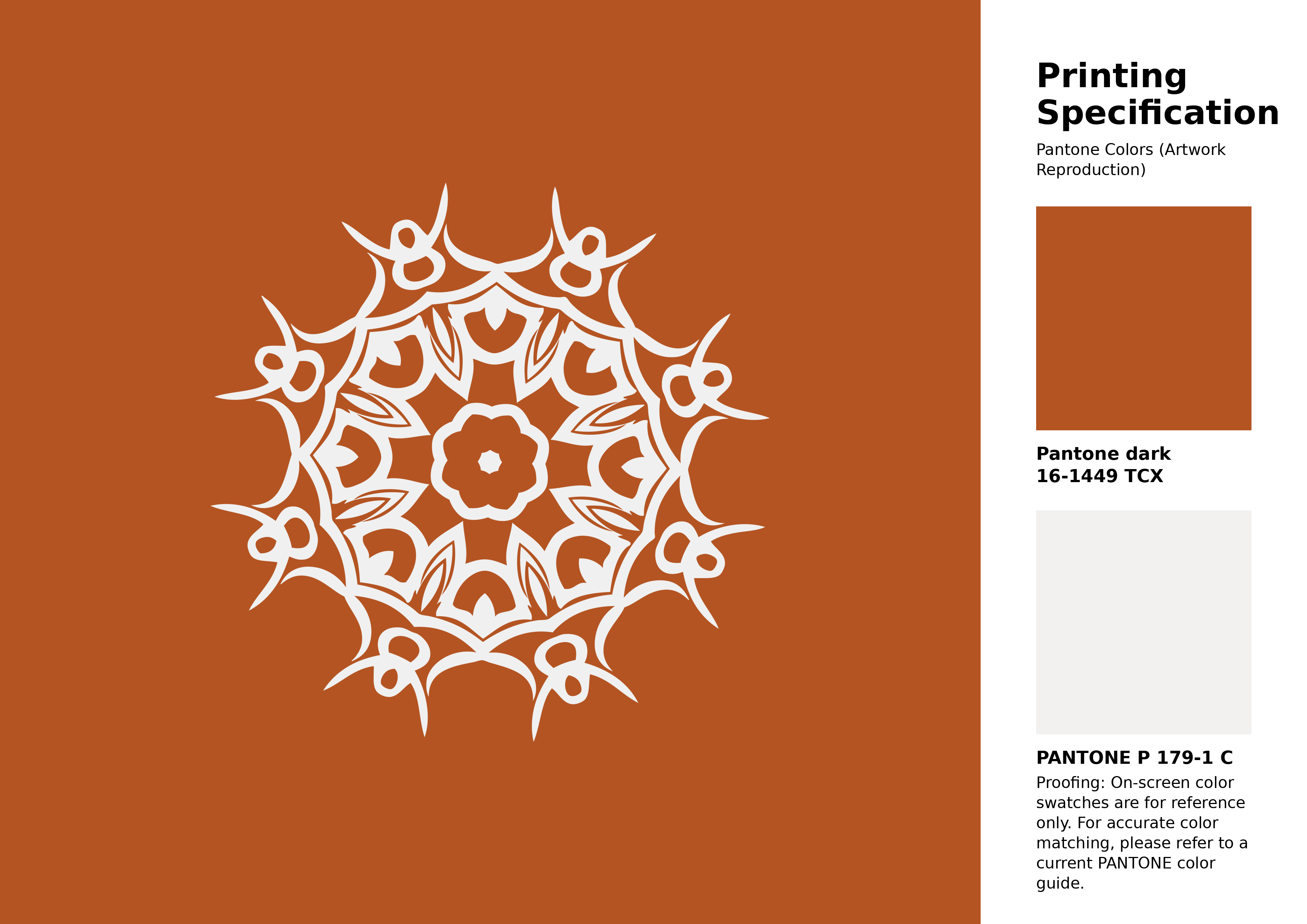 High-quality artwork and graphic illustration using Pantone 16-1449 Tcx Gold Flame Color | Hex color Code #b45422. A fantastic creative resource for designers and artists. #artwork #illustration #graphicart #b45422