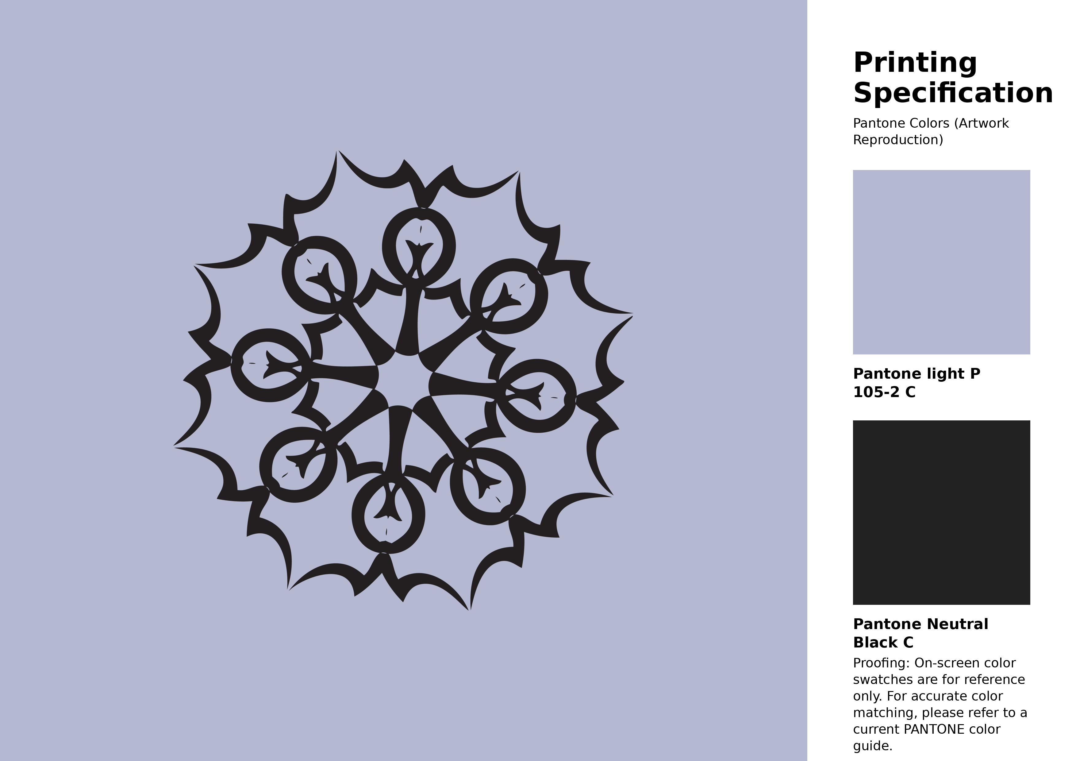 High-quality artwork and graphic illustration using Pantone P 105-2 C Color | Hex color Code #b4b9d1. A fantastic creative resource for designers and artists. #artwork #illustration #graphicart #b4b9d1