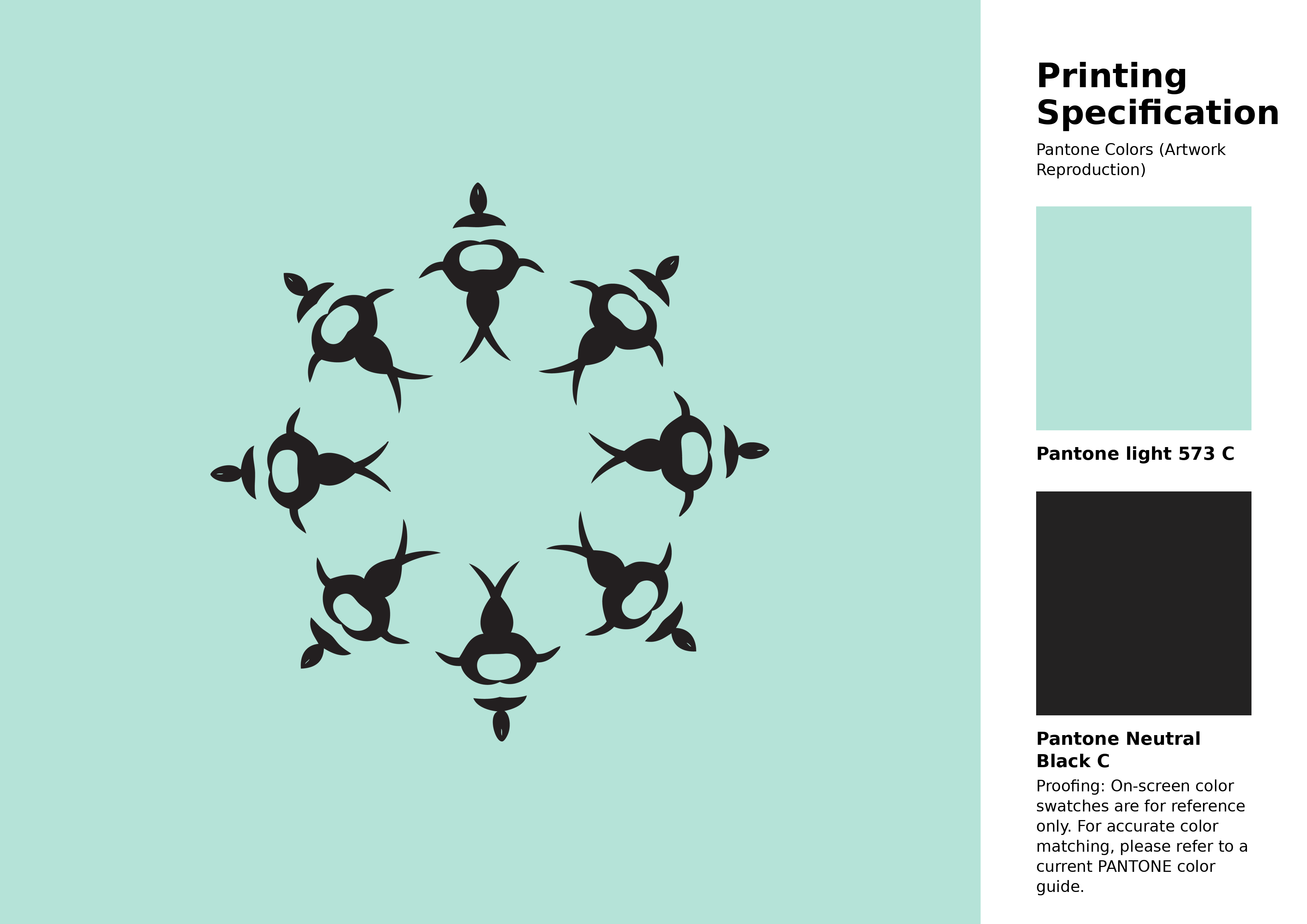 High-quality artwork and graphic illustration using Pantone 573 C Color | Hex color Code #b5e3d8. A fantastic creative resource for designers and artists. #artwork #illustration #graphicart #b5e3d8