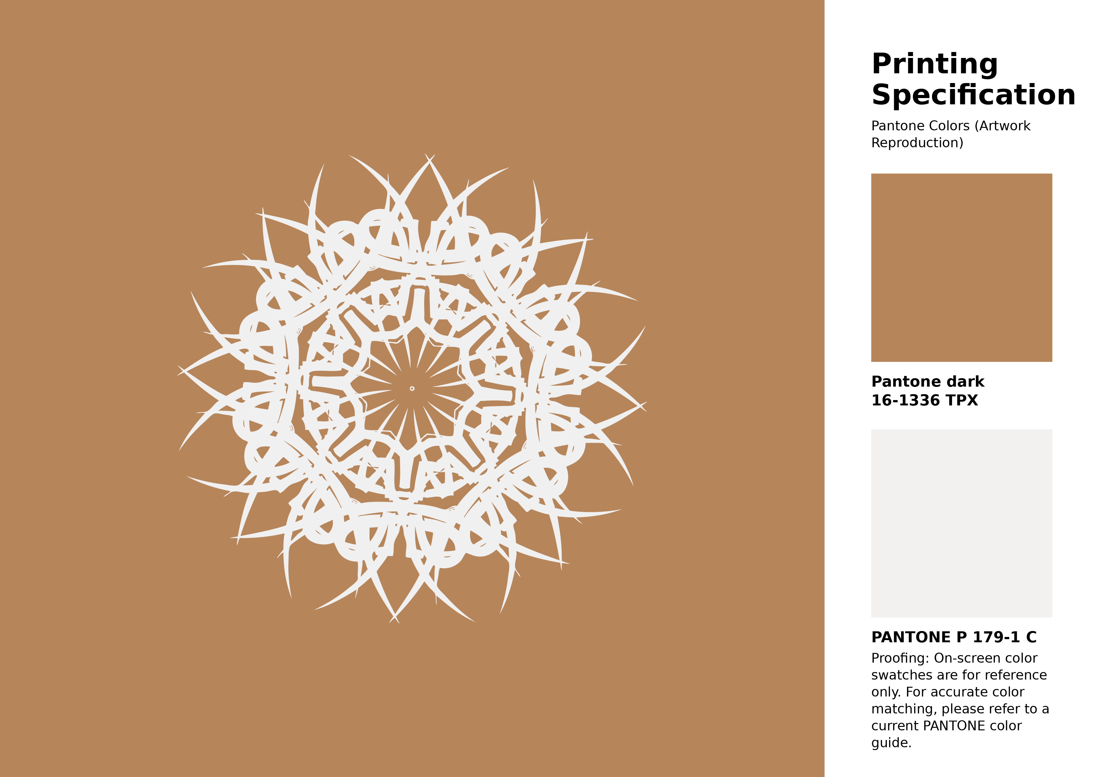 High-quality artwork and graphic illustration using Pantone 16-1336 Tpx Biscuit Color | Hex color Code #b6855a. A fantastic creative resource for designers and artists. #artwork #illustration #graphicart #b6855a