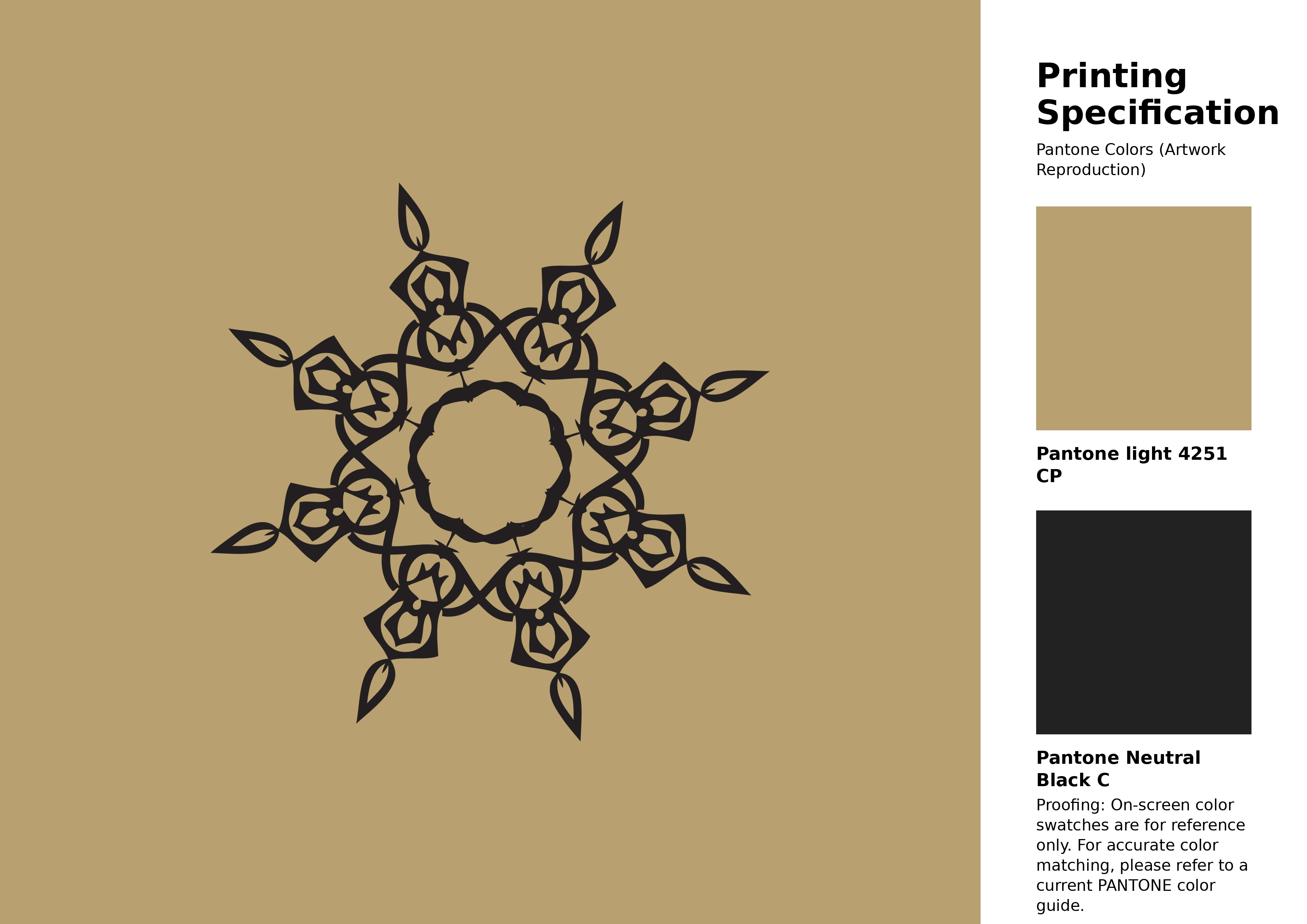 High-quality artwork and graphic illustration using Pantone 4251 CP Color | Hex color Code #b8a071. A fantastic creative resource for designers and artists. #artwork #illustration #graphicart #b8a071