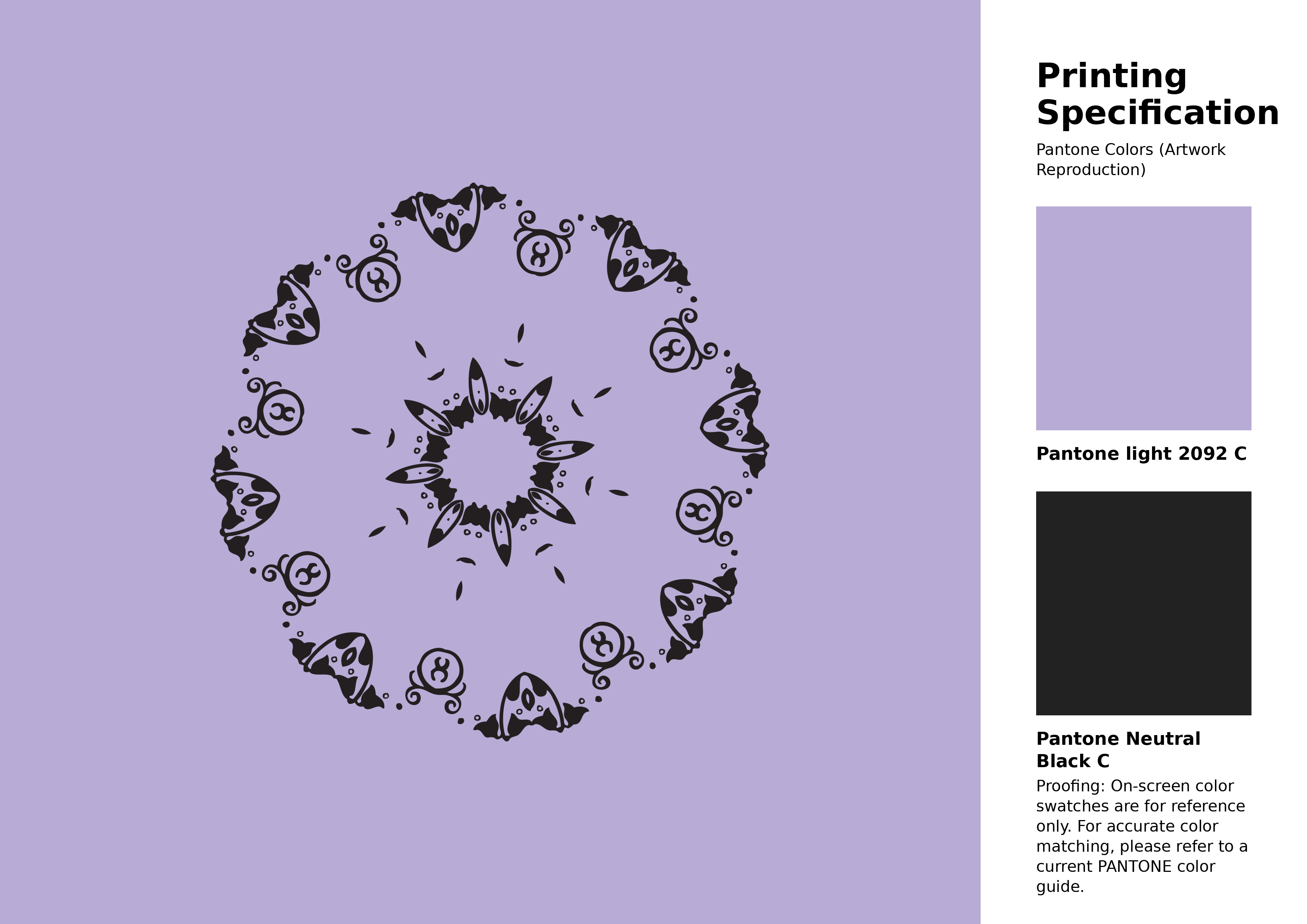 High-quality artwork and graphic illustration using Pantone 2092 C Color | Hex color Code #b8acd6. A fantastic creative resource for designers and artists. #artwork #illustration #graphicart #b8acd6