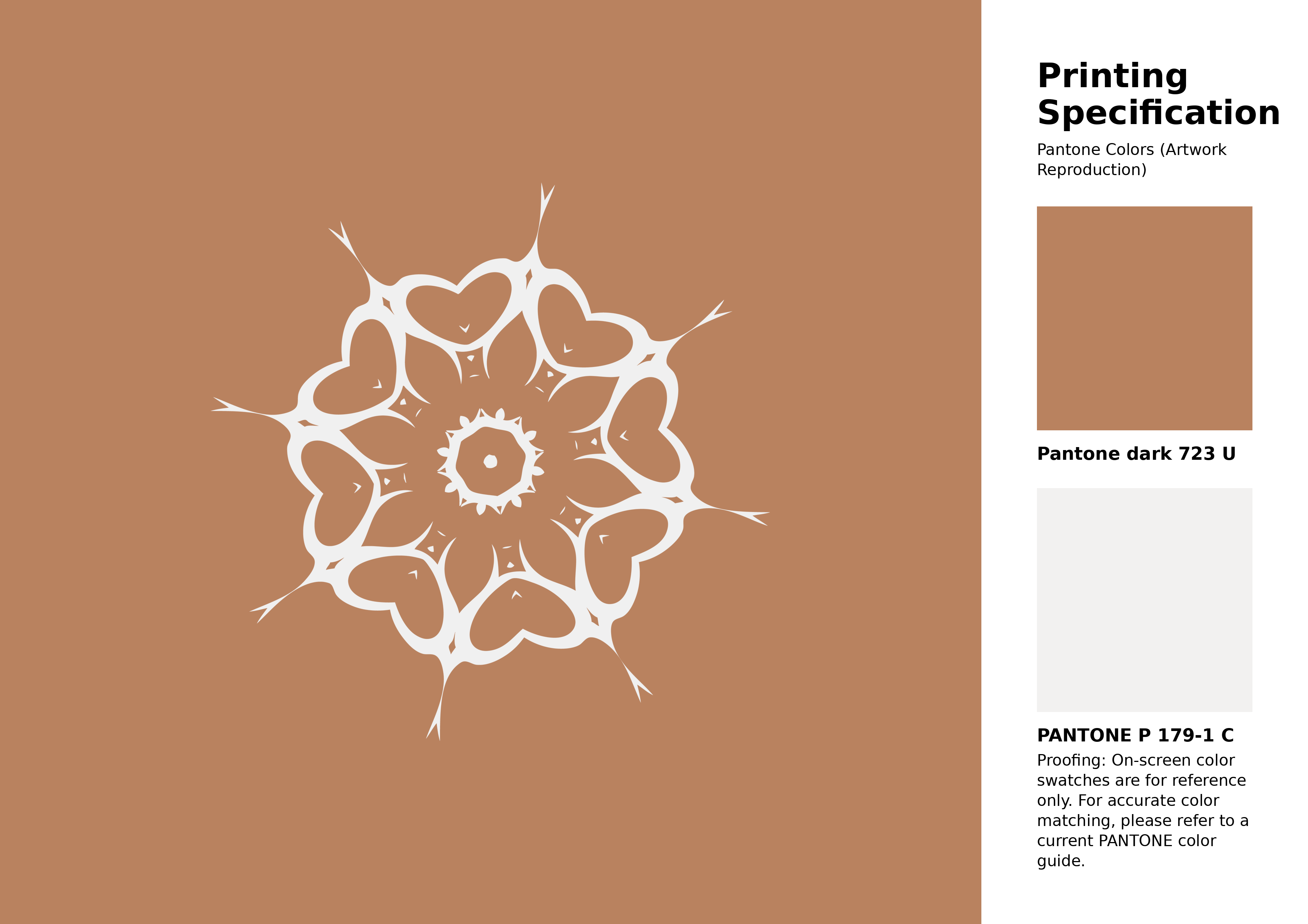 High-quality artwork and graphic illustration using Pantone 723 U Color | Hex color Code #b9825f. A fantastic creative resource for designers and artists. #artwork #illustration #graphicart #b9825f