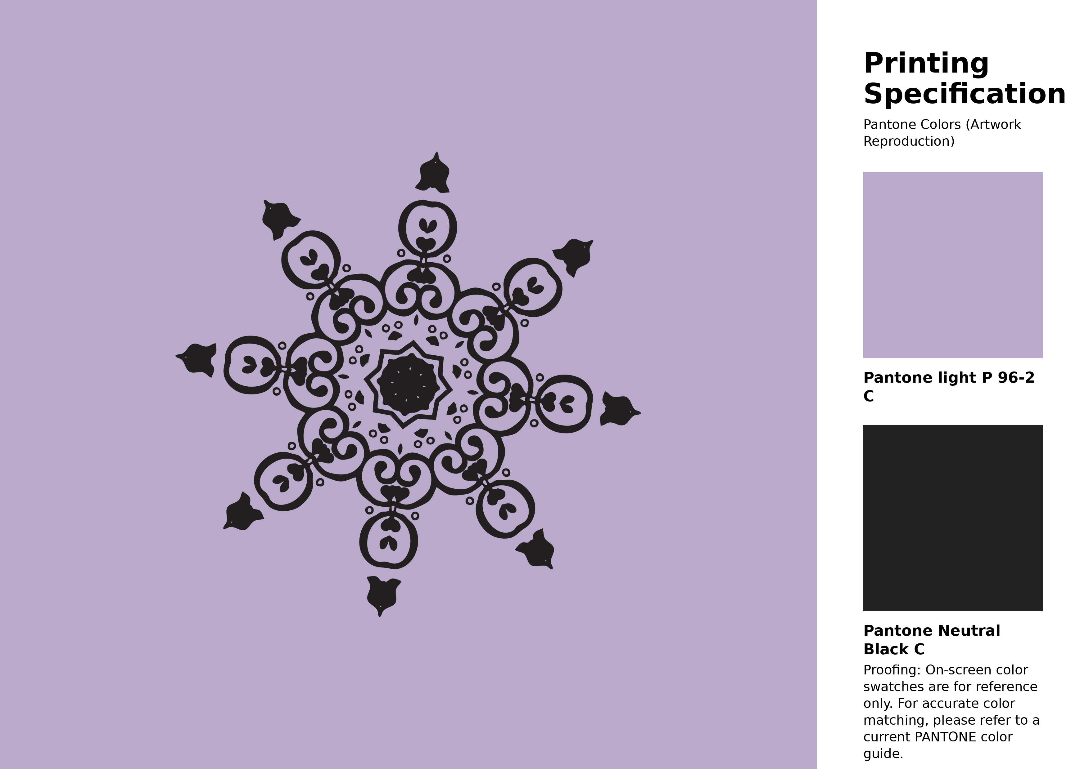 High-quality artwork and graphic illustration using Pantone P 96-2 C Color | Hex color Code #b9a9ca. A fantastic creative resource for designers and artists. #artwork #illustration #graphicart #b9a9ca
