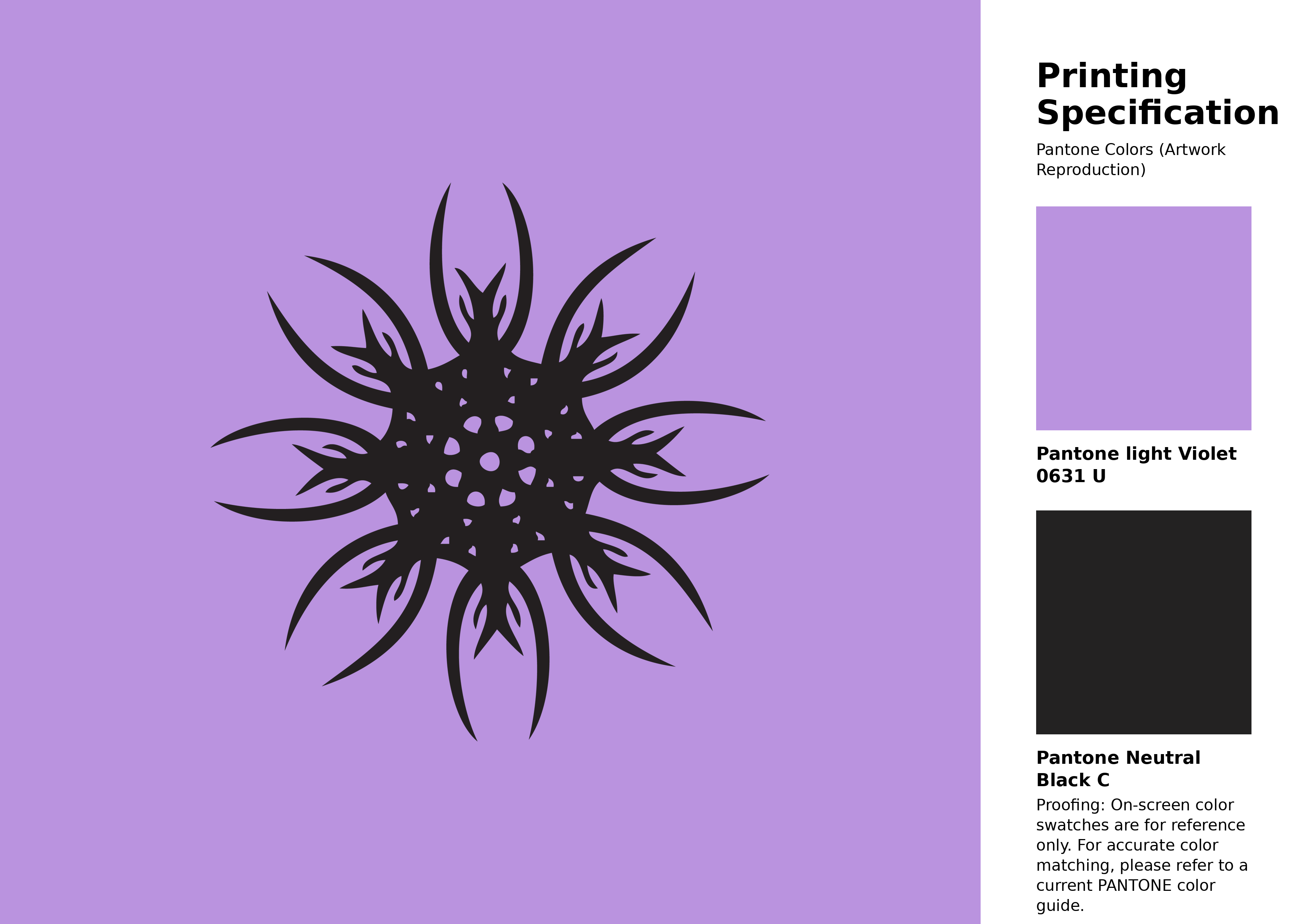 High-quality artwork and graphic illustration using Pantone Violet 0631 U Color | Hex color Code #ba93df. A fantastic creative resource for designers and artists. #artwork #illustration #graphicart #ba93df
