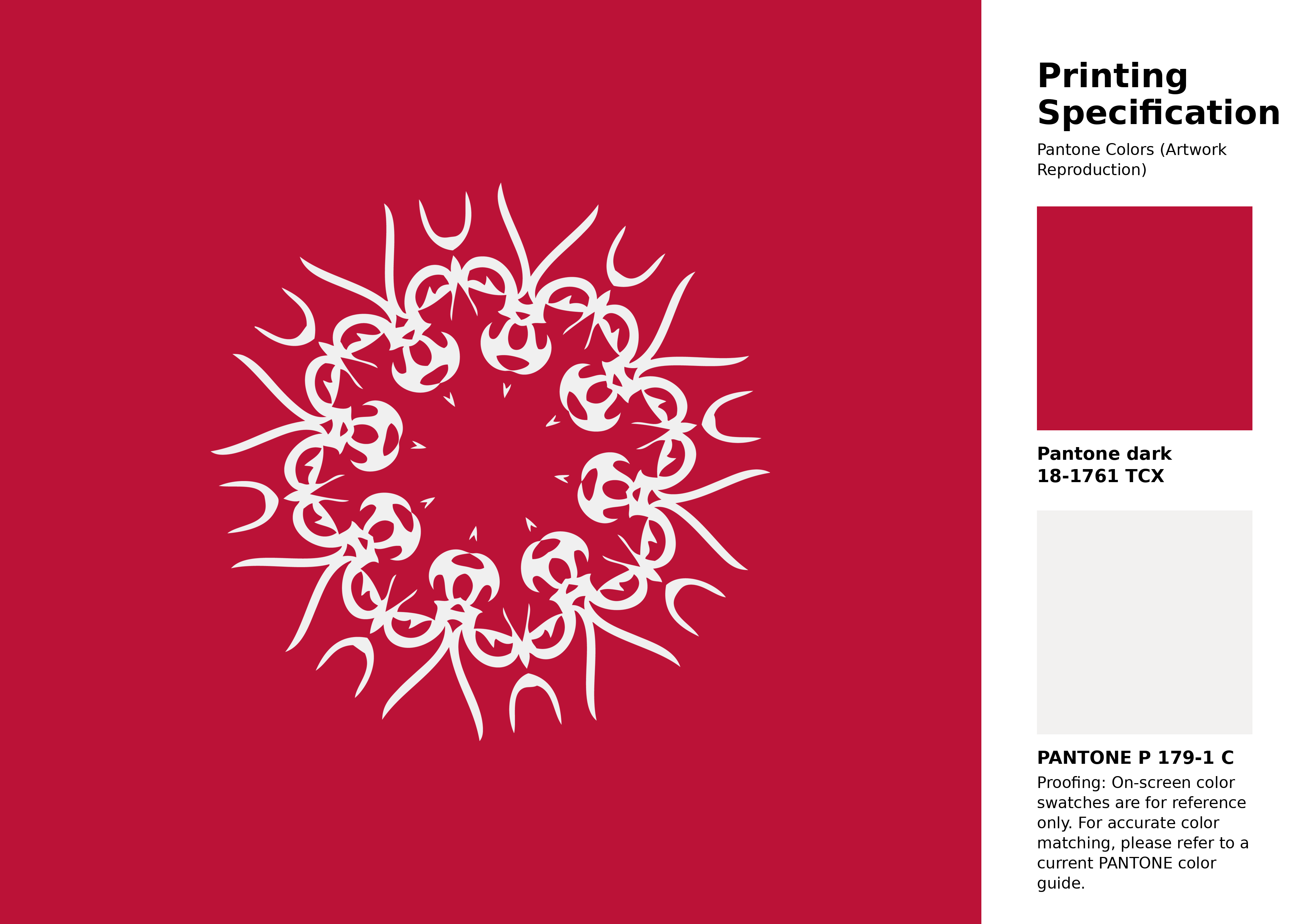 High-quality artwork and graphic illustration using Pantone 18-1761 Tcx Ski Patrol Color | Hex color Code #bb1237. A fantastic creative resource for designers and artists. #artwork #illustration #graphicart #bb1237