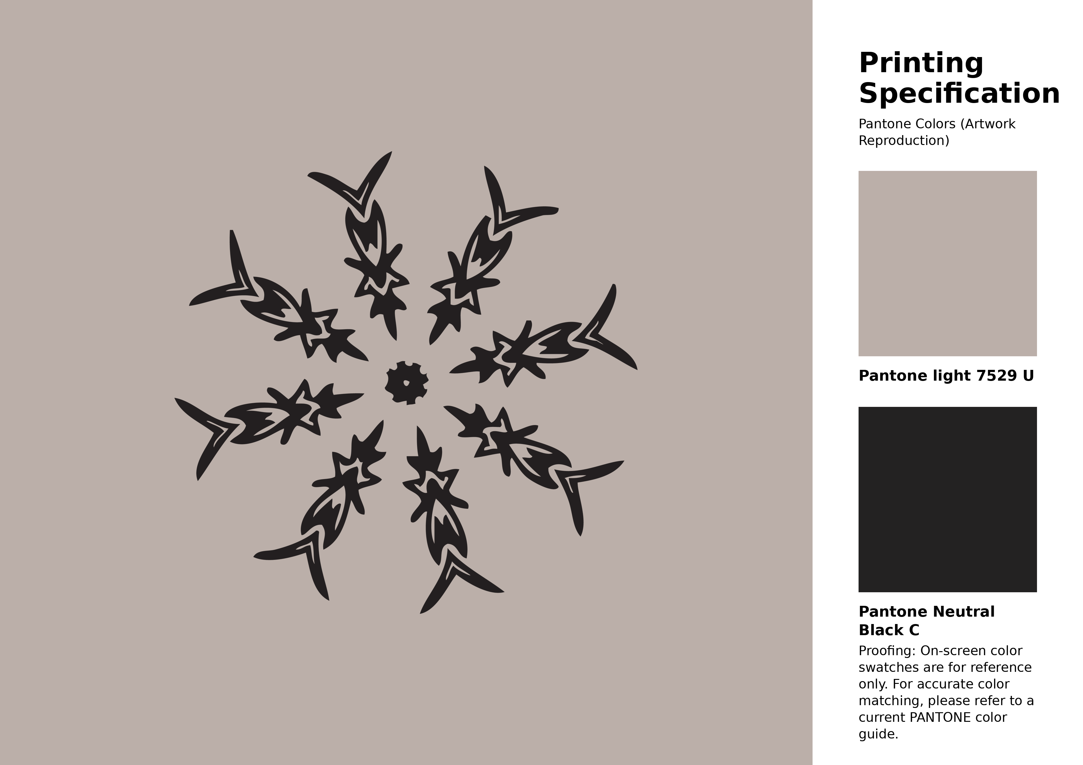 High-quality artwork and graphic illustration using Pantone 7529 U Color | Hex color Code #bbafa9. A fantastic creative resource for designers and artists. #artwork #illustration #graphicart #bbafa9