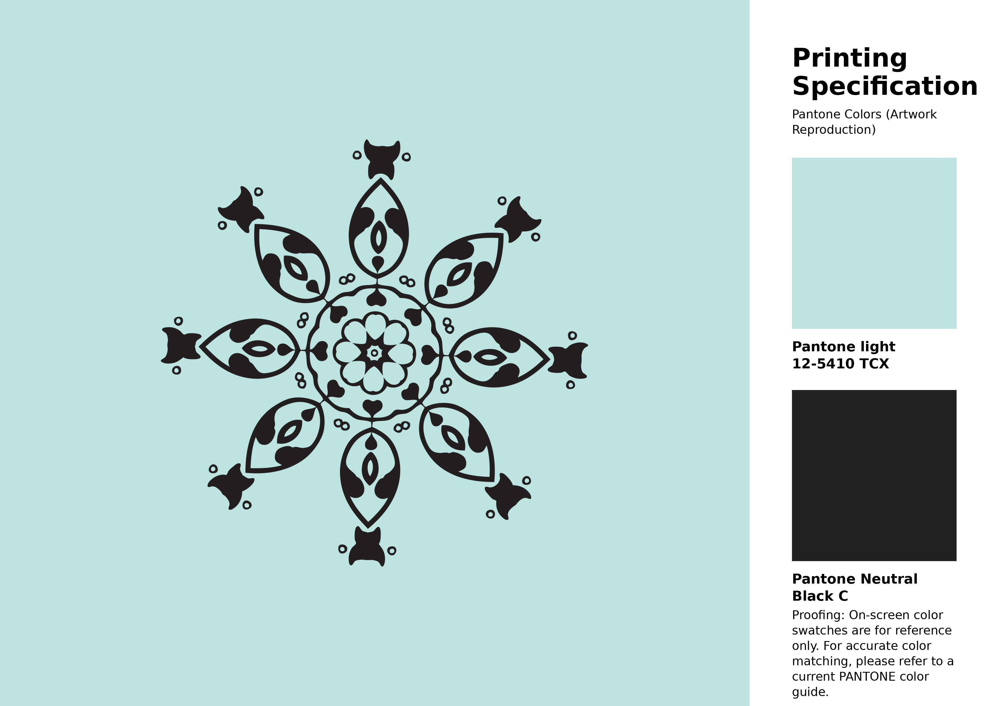 High-quality artwork and graphic illustration using Pantone 12-5410 Tcx Bleached Aqua Color | Hex color Code #bce3df. A fantastic creative resource for designers and artists. #artwork #illustration #graphicart #bce3df