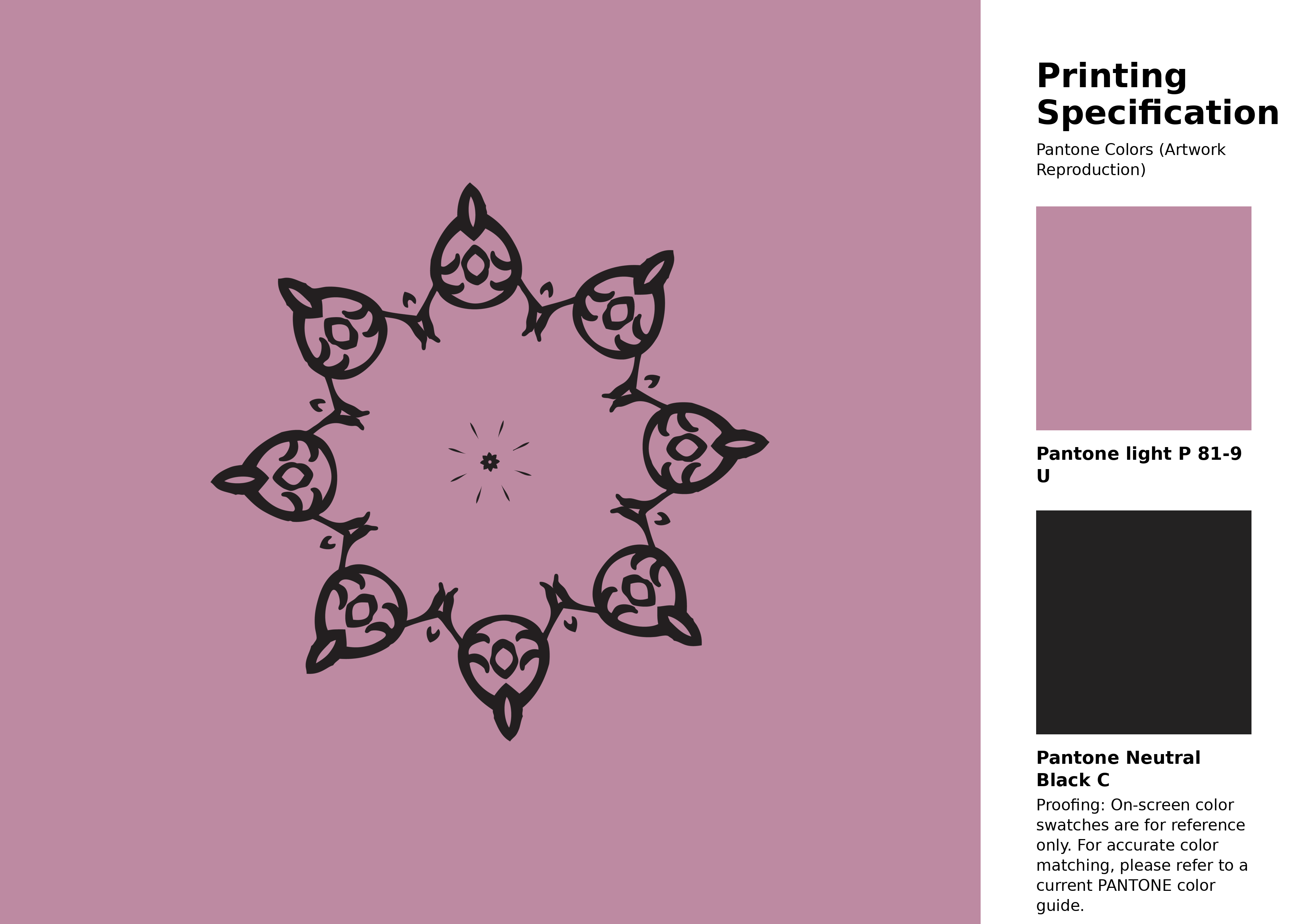 High-quality artwork and graphic illustration using Pantone P 81-9 U Color | Hex color Code #bd8aa2. A fantastic creative resource for designers and artists. #artwork #illustration #graphicart #bd8aa2