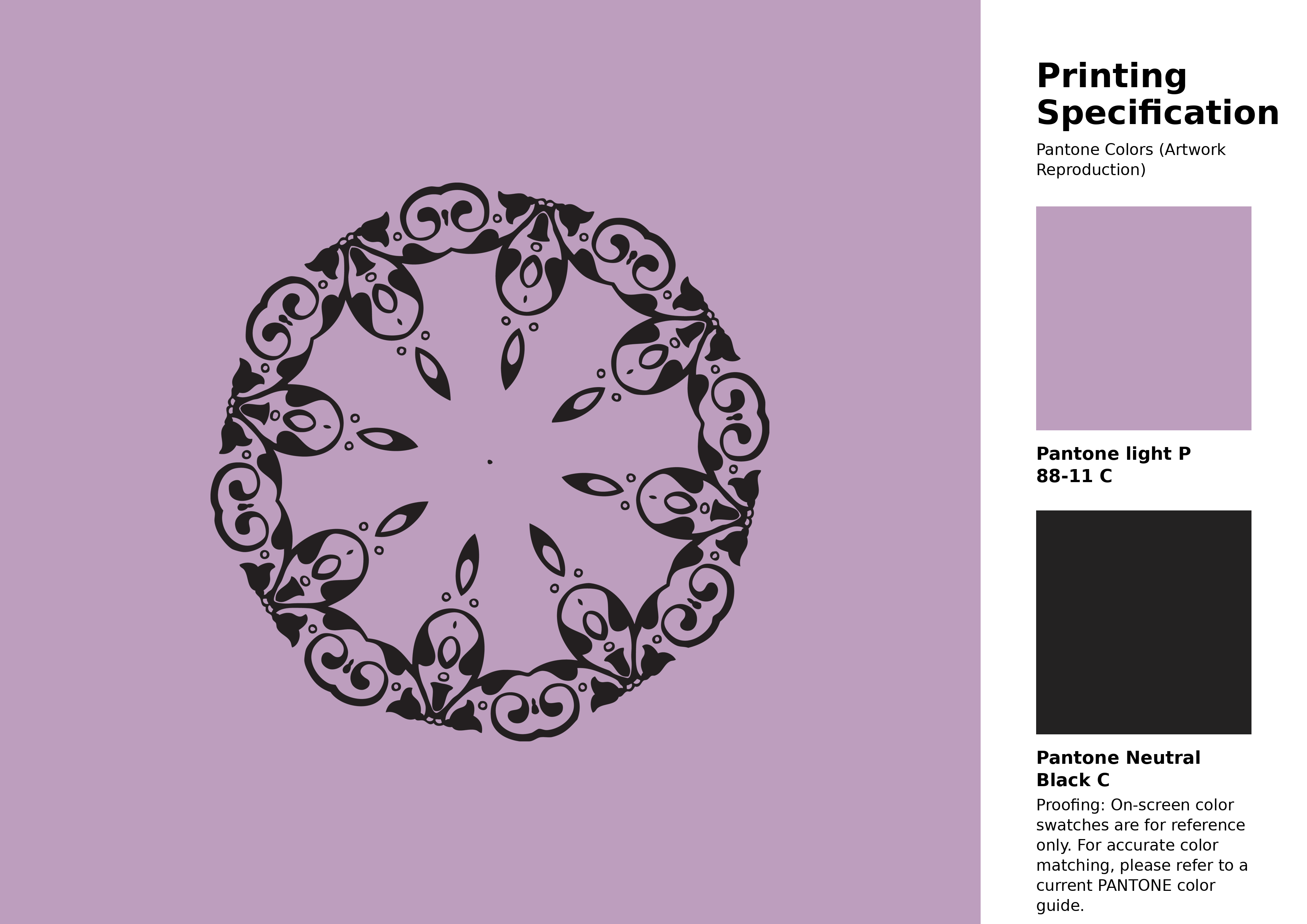 High-quality artwork and graphic illustration using Pantone P 88-11 C Color | Hex color Code #bd9ebe. A fantastic creative resource for designers and artists. #artwork #illustration #graphicart #bd9ebe