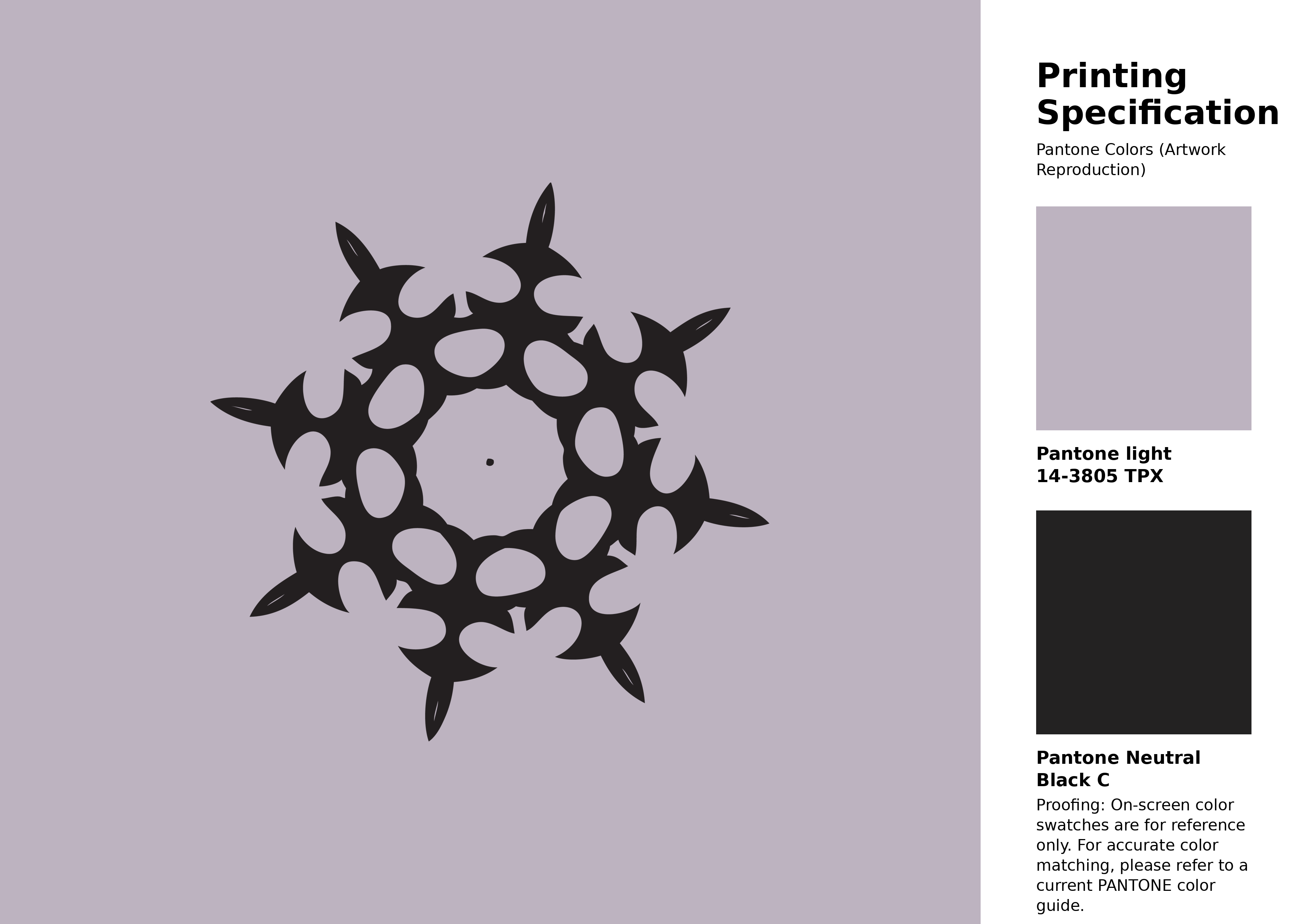 High-quality artwork and graphic illustration using Pantone 14-3805 Tpx Iris Color | Hex color Code #bdb3c0. A fantastic creative resource for designers and artists. #artwork #illustration #graphicart #bdb3c0