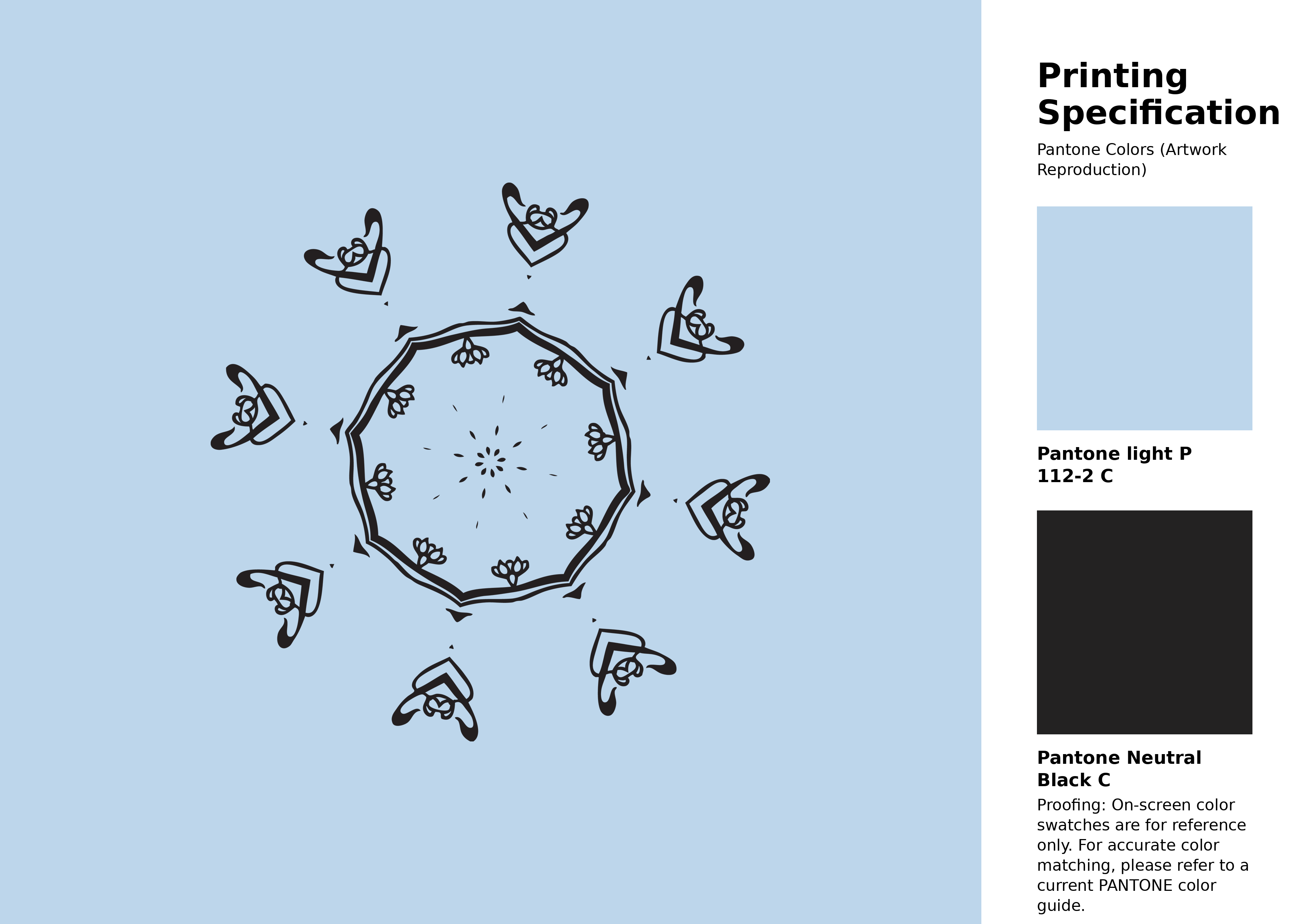 High-quality artwork and graphic illustration using Pantone P 112-2 C Color | Hex color Code #bdd6eb. A fantastic creative resource for designers and artists. #artwork #illustration #graphicart #bdd6eb