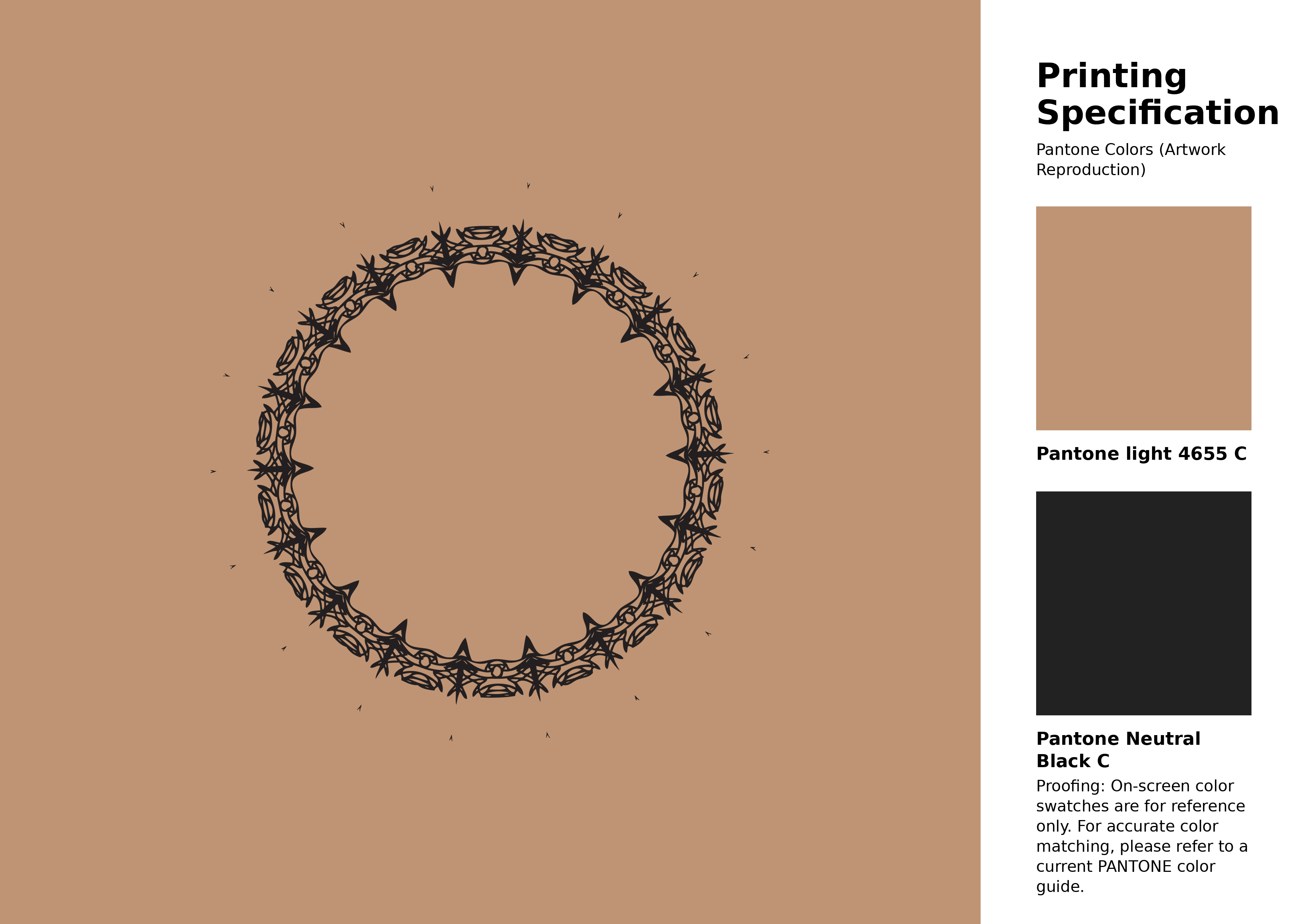 High-quality artwork and graphic illustration using Pantone 4655 C Color | Hex color Code #bf9474. A fantastic creative resource for designers and artists. #artwork #illustration #graphicart #bf9474