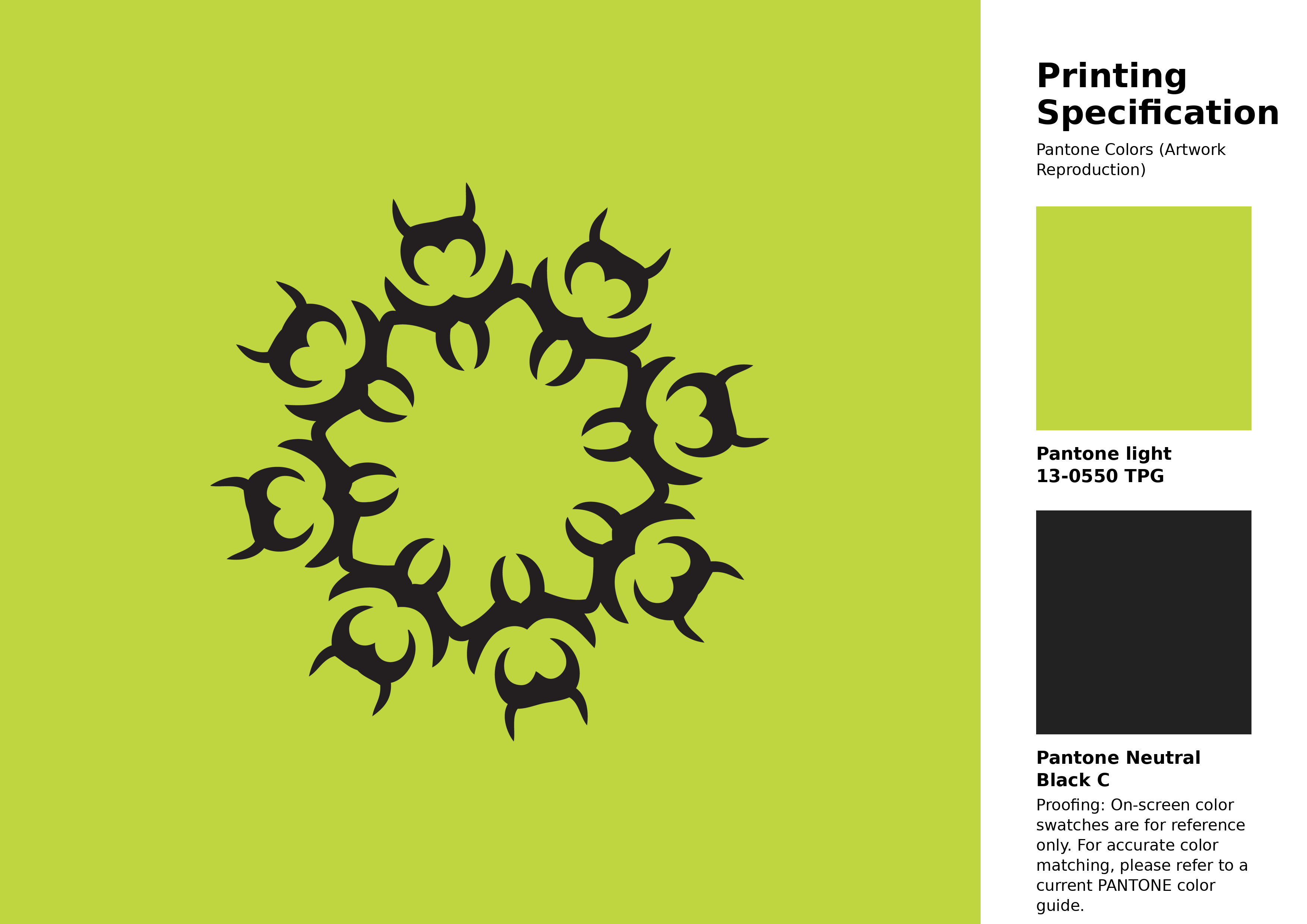 High-quality artwork and graphic illustration using Pantone 13-0550 Tpg Lime Punch Color | Hex color Code #bfd641. A fantastic creative resource for designers and artists. #artwork #illustration #graphicart #bfd641