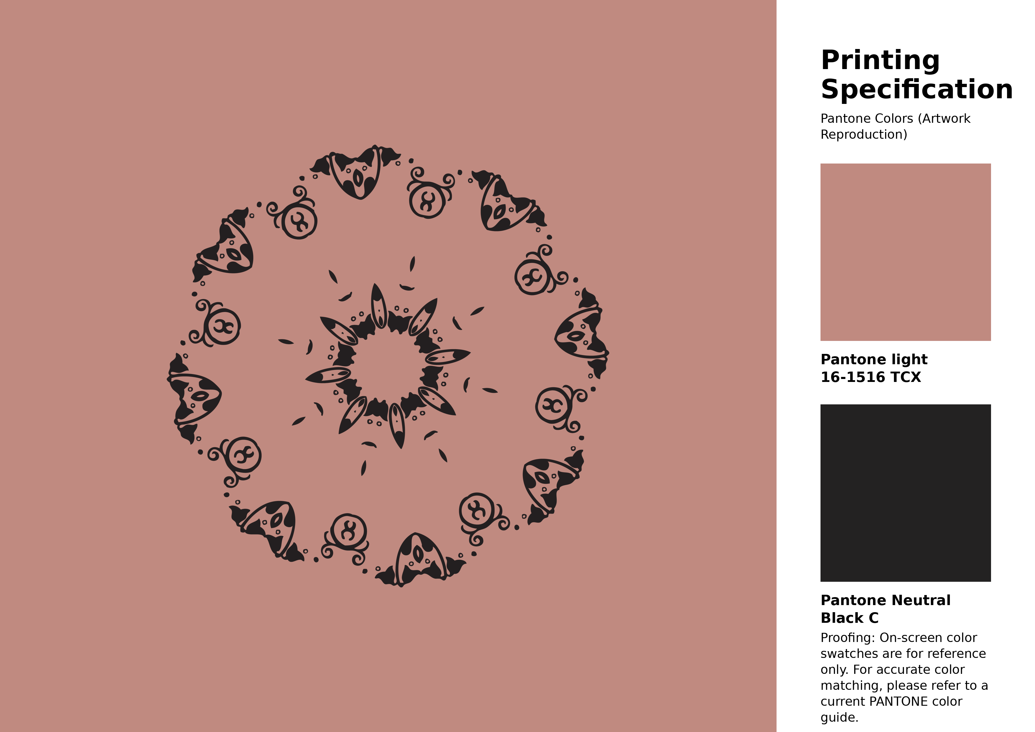 Hex Color #c08a80 | Printing Match PANTONE 16-1516 TCX | Color