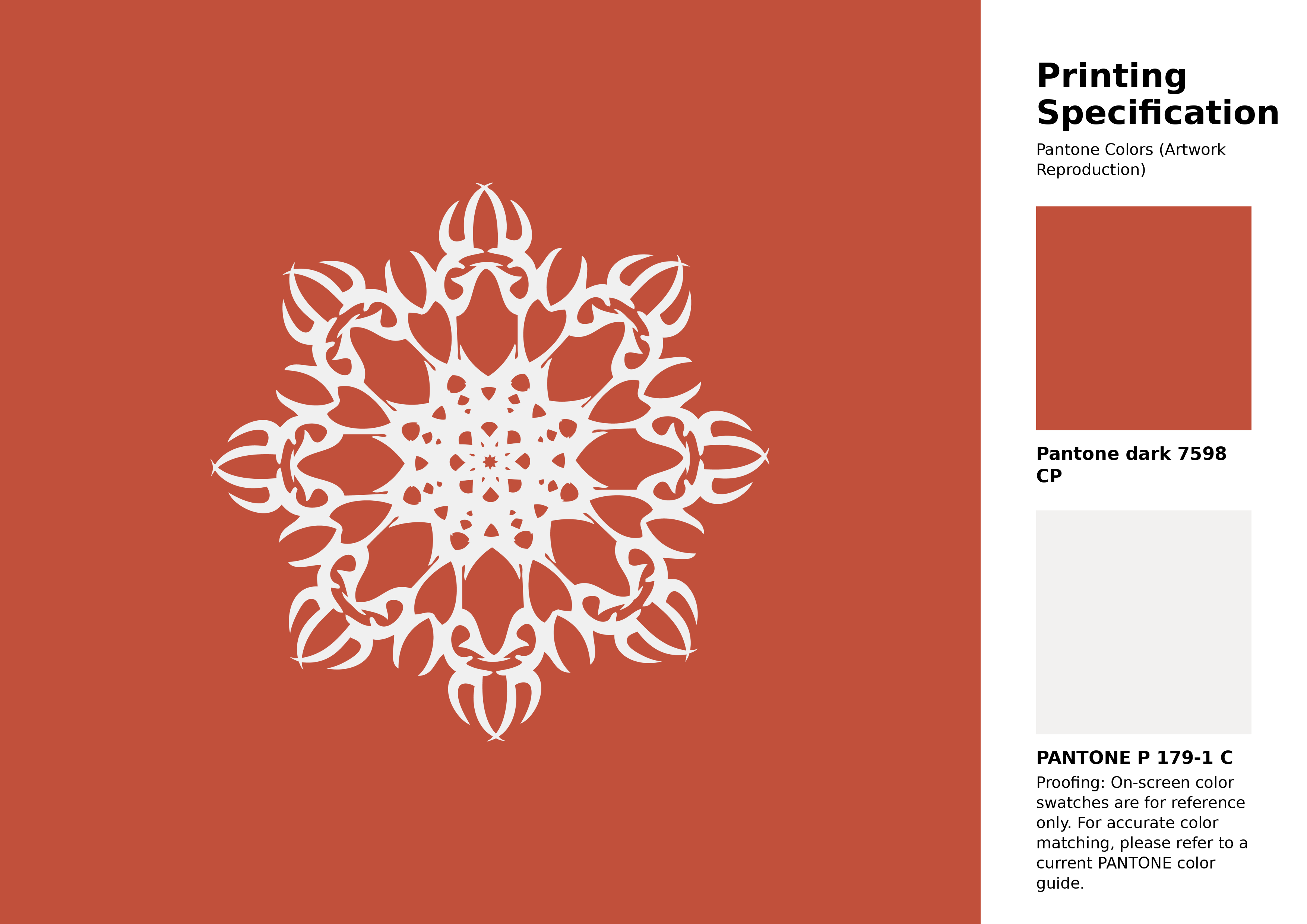 High-quality artwork and graphic illustration using Pantone 7598 CP Color | Hex color Code #c1503b. A fantastic creative resource for designers and artists. #artwork #illustration #graphicart #c1503b