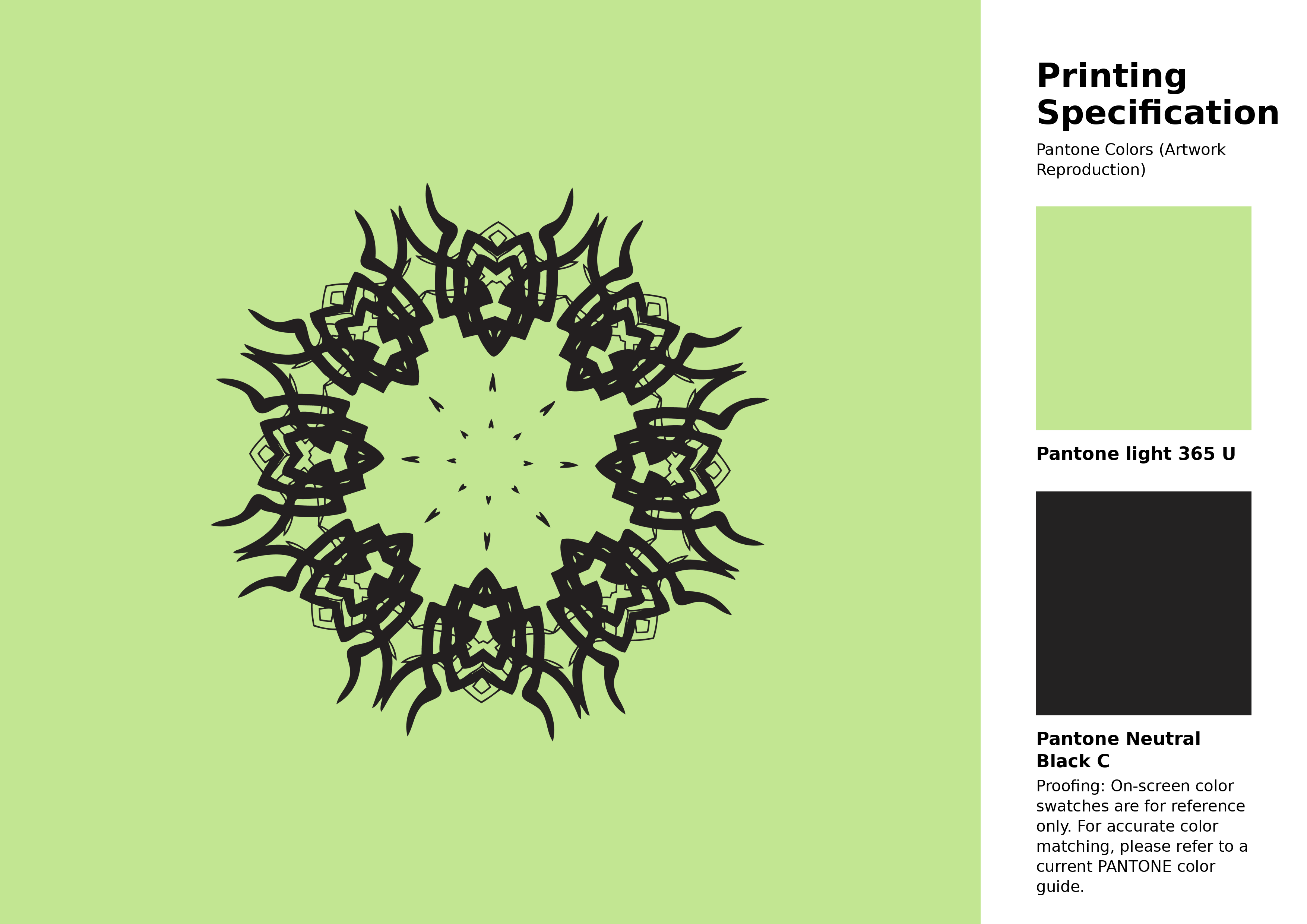 High-quality artwork and graphic illustration using Pantone 365 U Color | Hex color Code #c2e692. A fantastic creative resource for designers and artists. #artwork #illustration #graphicart #c2e692