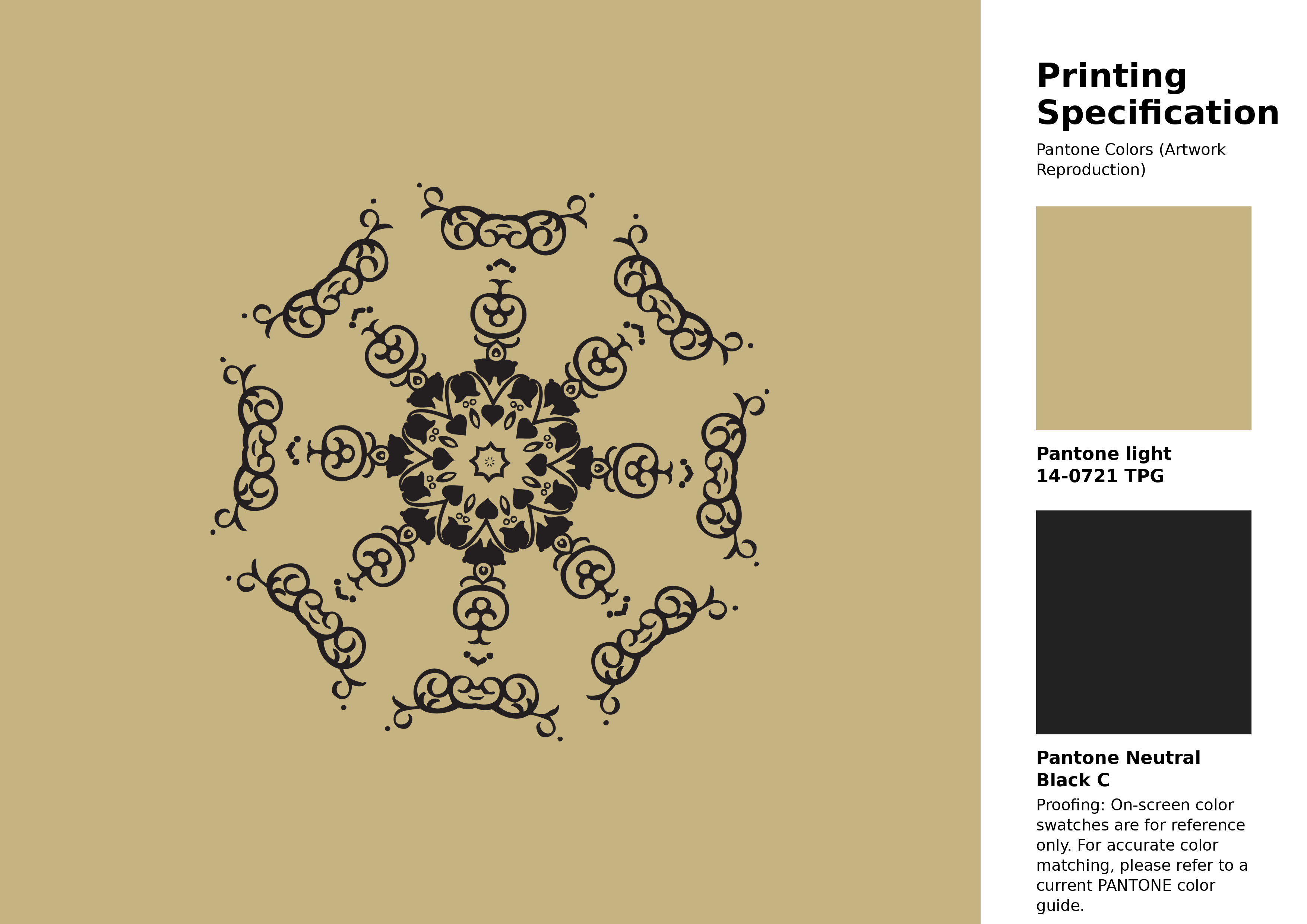 High-quality artwork and graphic illustration using Pantone 14-0721 Tpg Hemp Color | Hex color Code #c5b482. A fantastic creative resource for designers and artists. #artwork #illustration #graphicart #c5b482