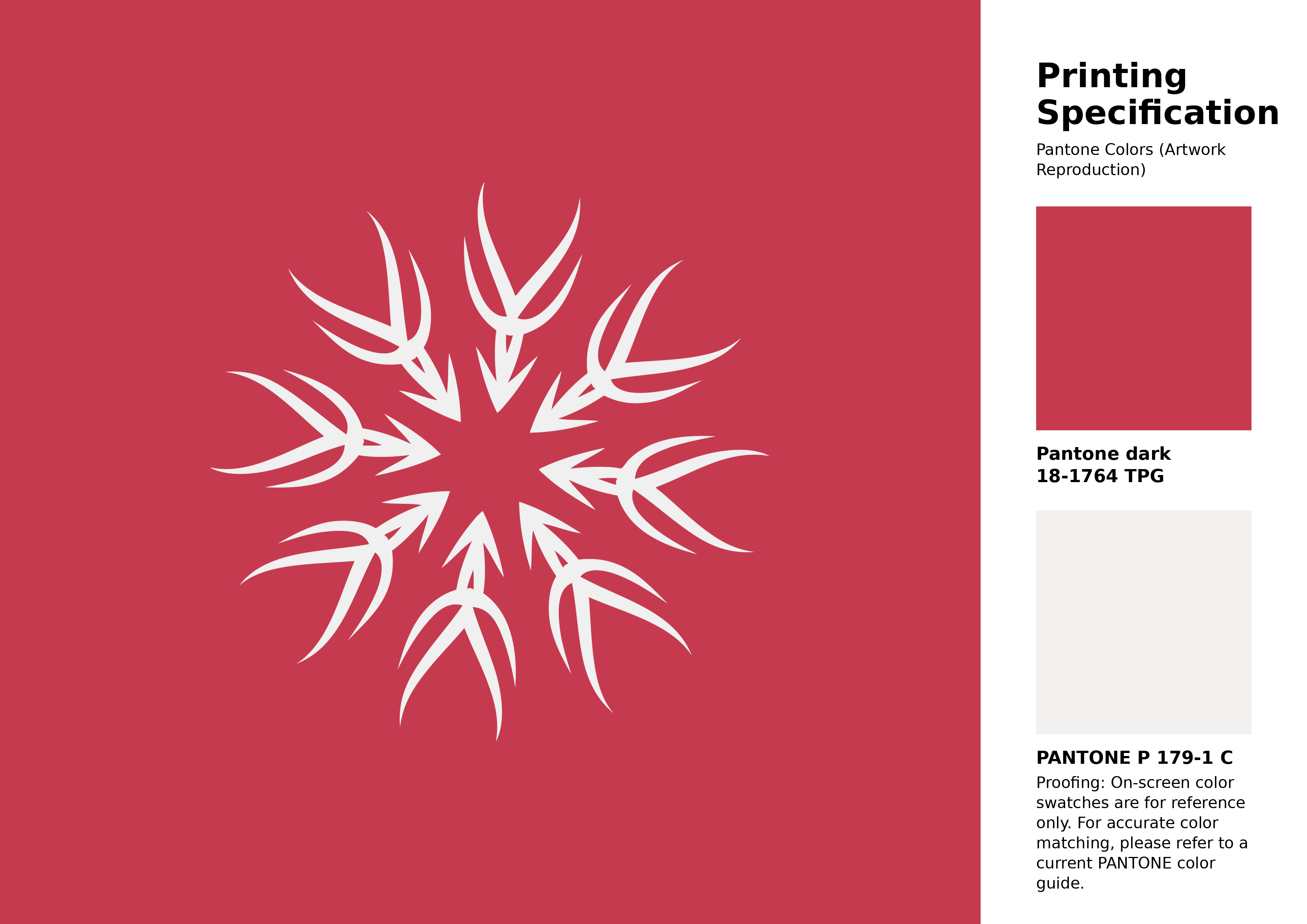 High-quality artwork and graphic illustration using Pantone 18-1764 Tpg Lollipop Color | Hex color Code #c63a4f. A fantastic creative resource for designers and artists. #artwork #illustration #graphicart #c63a4f
