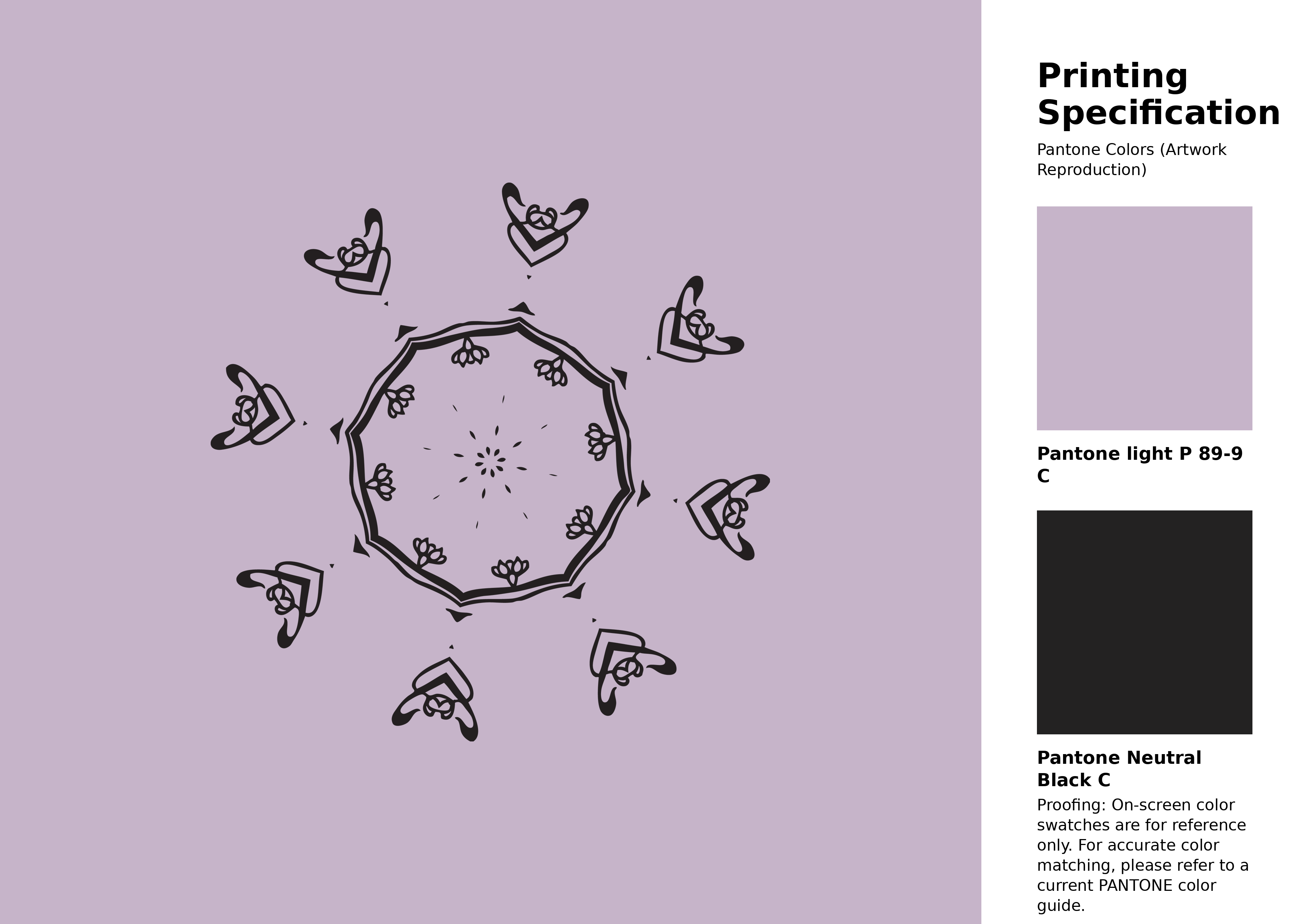 High-quality artwork and graphic illustration using Pantone P 89-9 C Color | Hex color Code #c6b4c9. A fantastic creative resource for designers and artists. #artwork #illustration #graphicart #c6b4c9