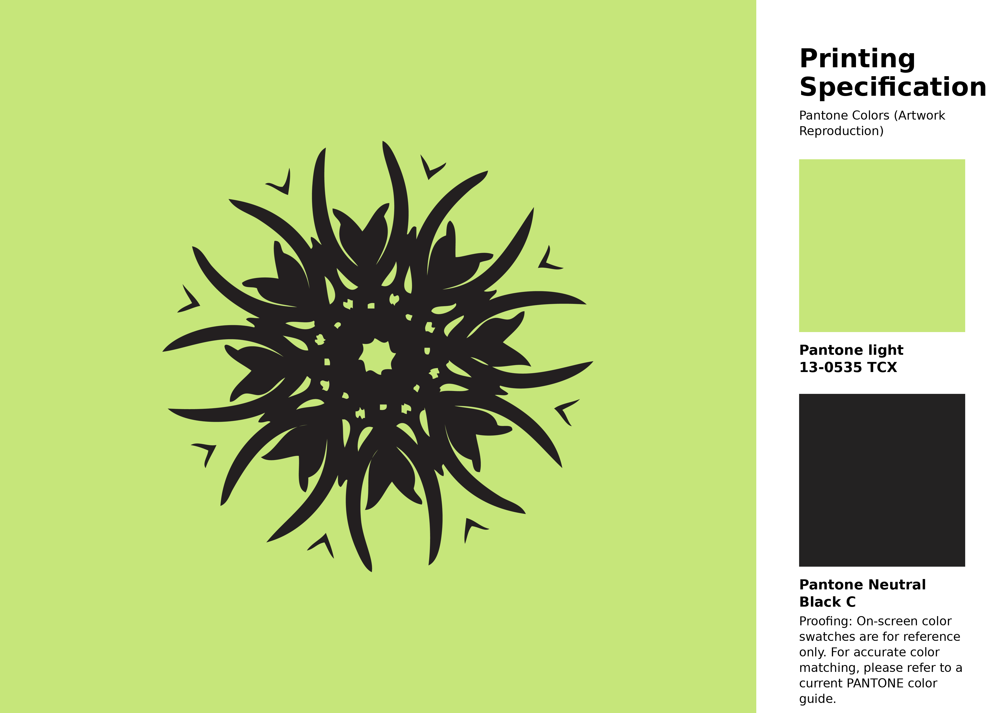 High-quality artwork and graphic illustration using Pantone 13-0535 Tcx Sharp Green Color | Hex color Code #c6e67a. A fantastic creative resource for designers and artists. #artwork #illustration #graphicart #c6e67a